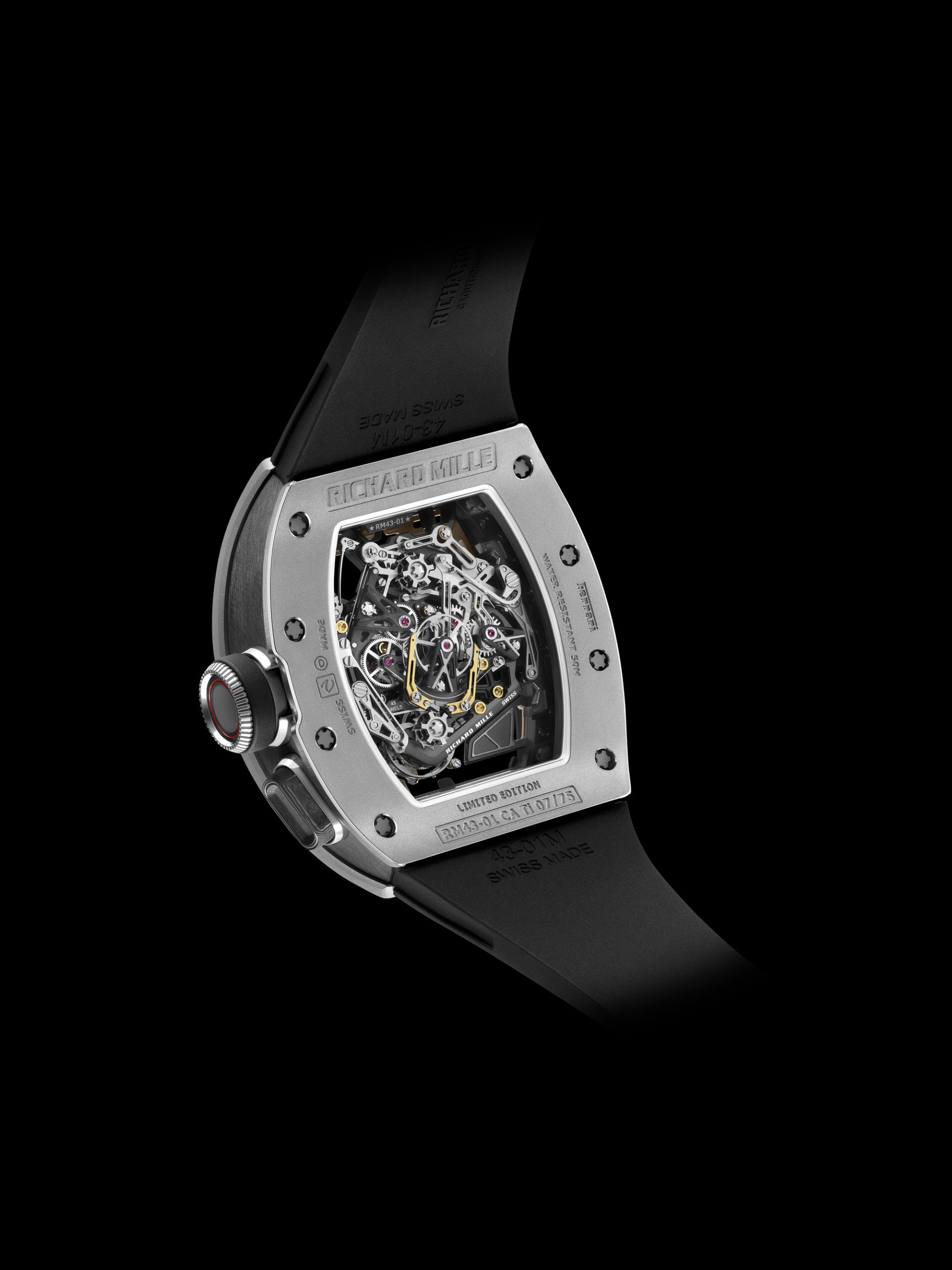 Richard Mille RM 43-01 Ferrari Tourbillon Split-Seconds Chronograph - View 3