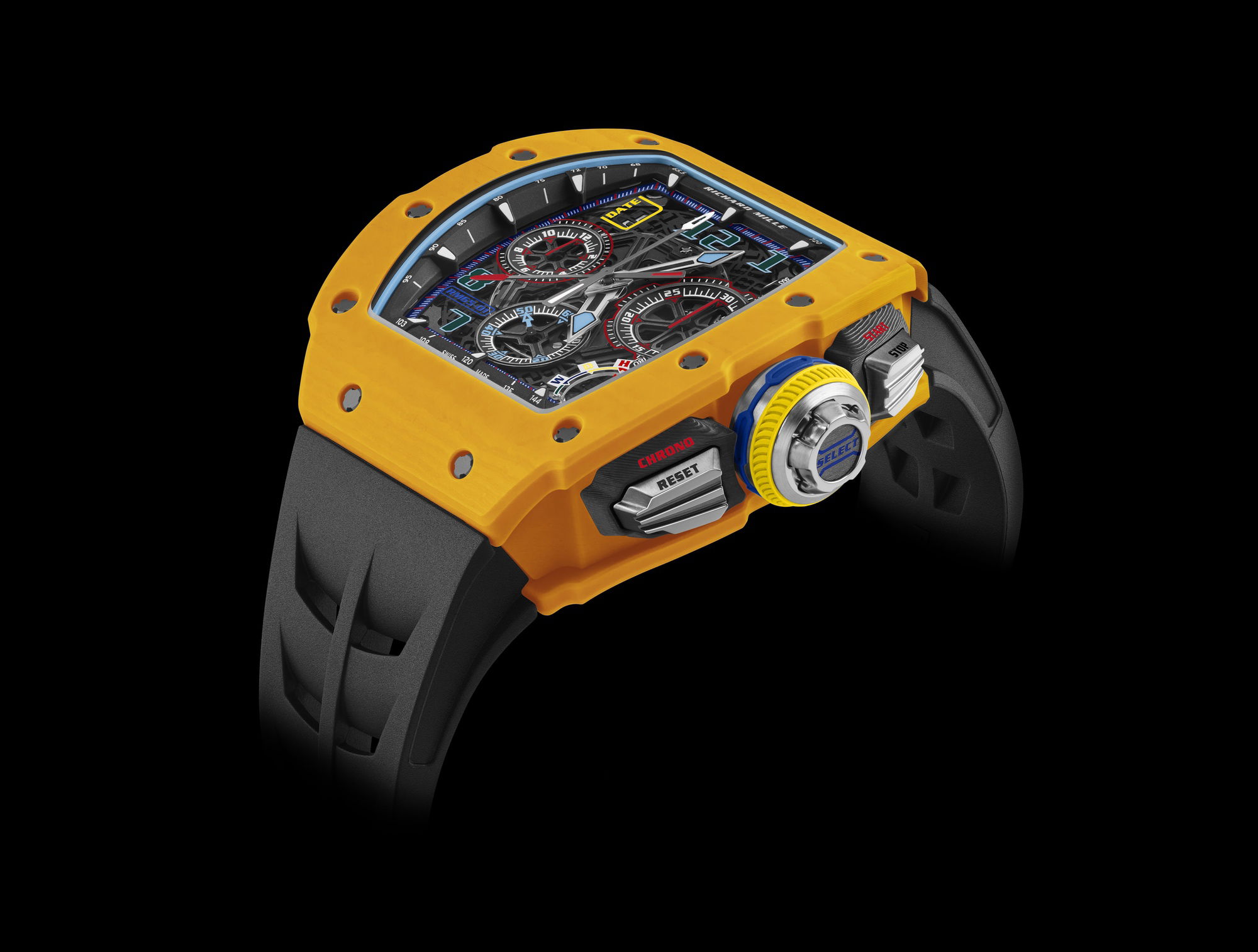 Richard Mille RM 65-01 Automatic Split-Seconds Chronograph Dark Yellow Quartz TPT® Limited Edition - View 2