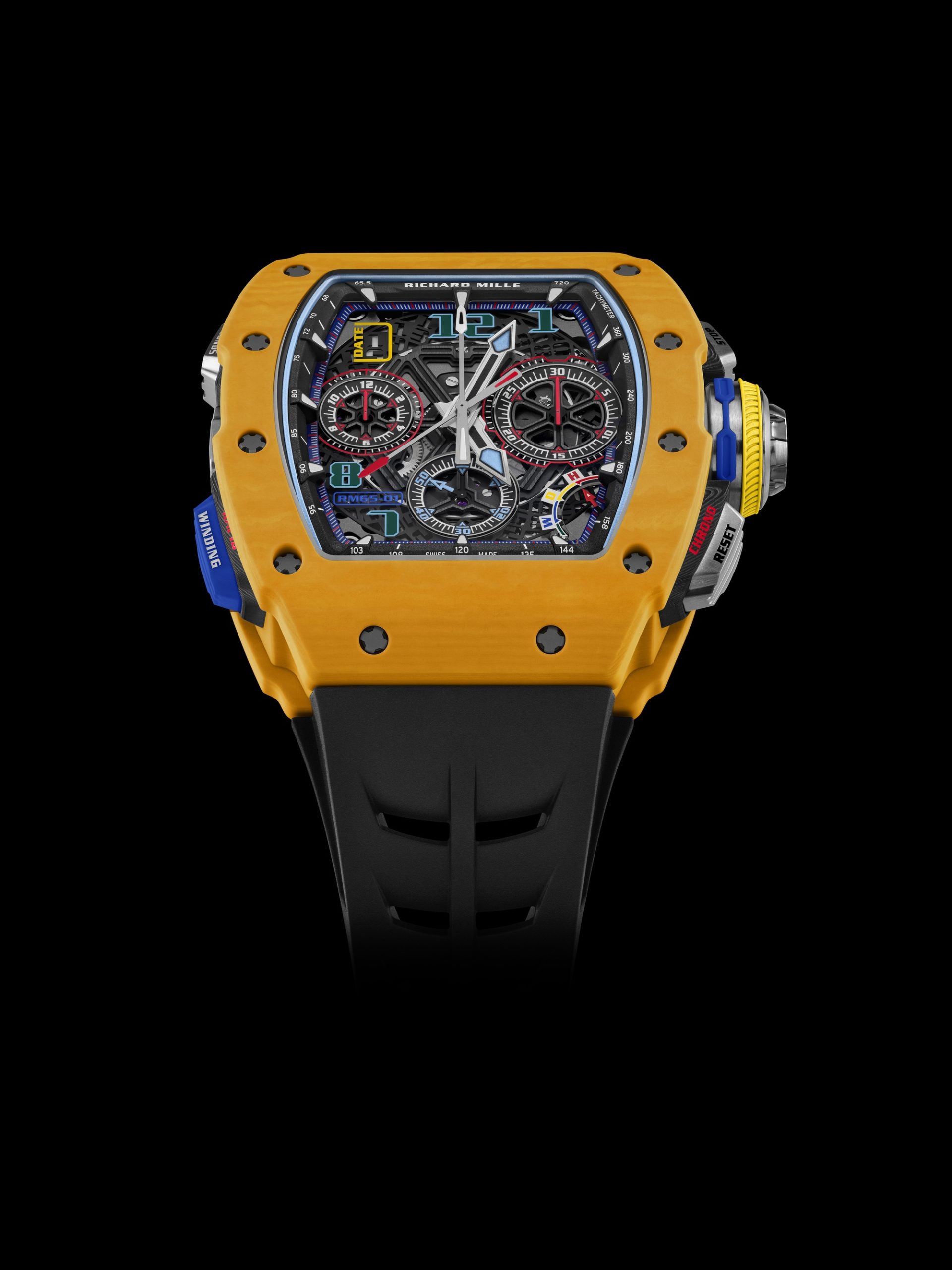 Richard Mille RM 65-01 Automatic Split-Seconds Chronograph Dark Yellow Quartz TPT® Limited Edition - View 3