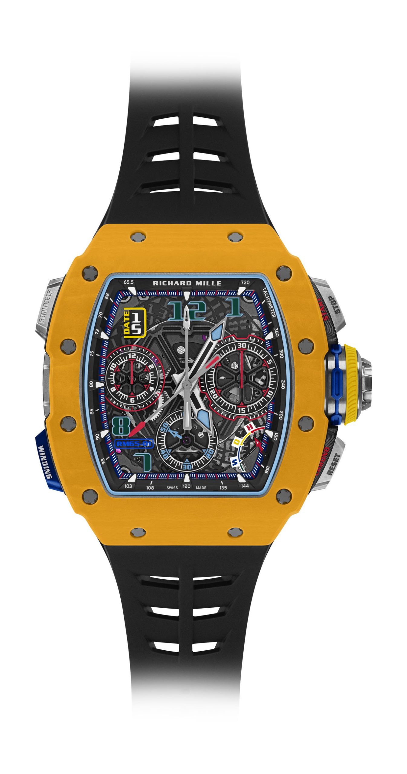 Richard Mille RM 65-01 Automatic Split-Seconds Chronograph Dark Yellow Quartz TPT® Limited Edition watch