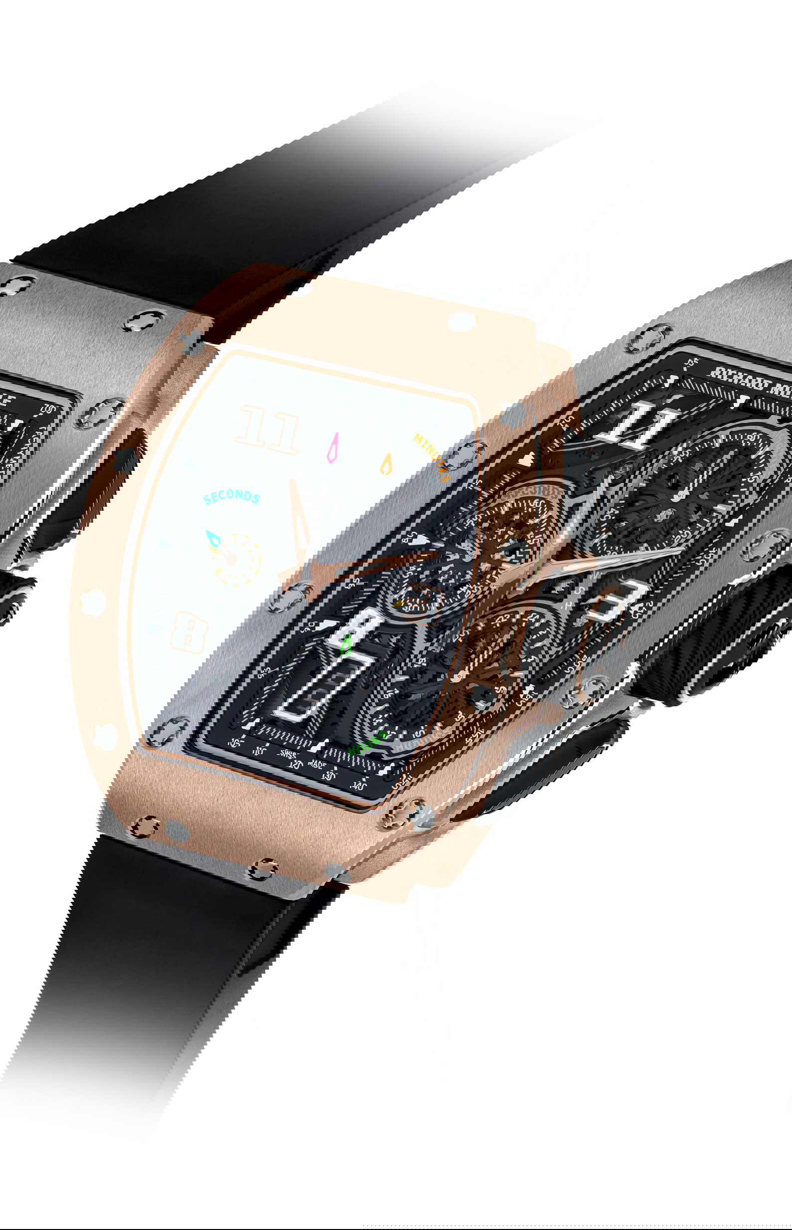 Richard Mille RM 72-01 Automatic Winding Lifestyle Flyback Chronograph Red Gold watch