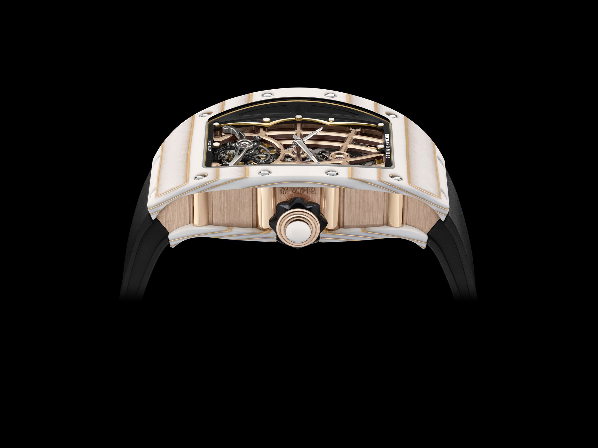 Richard Mille RM 74-02 Automatic Tourbillon Gold Quartz TPT® - View 3