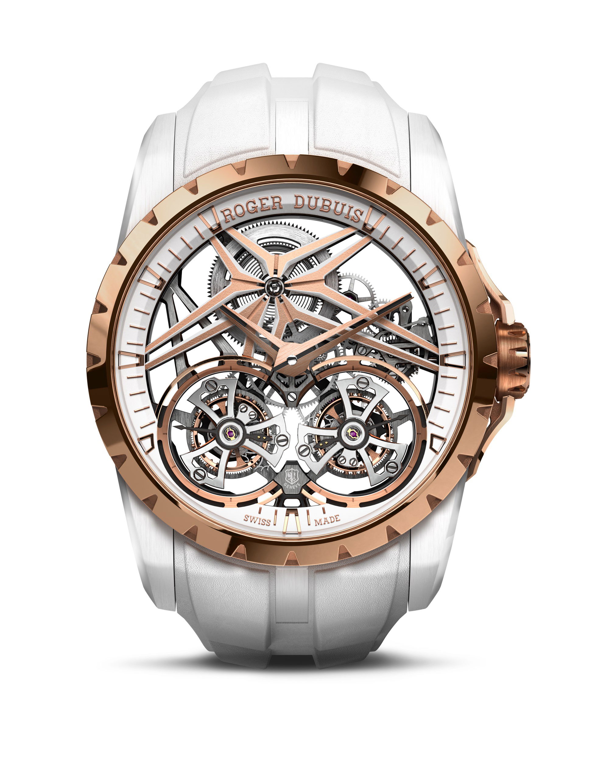 Roger Dubuis Excalibur Double Tourbillon Edition White Ceramic - View 3