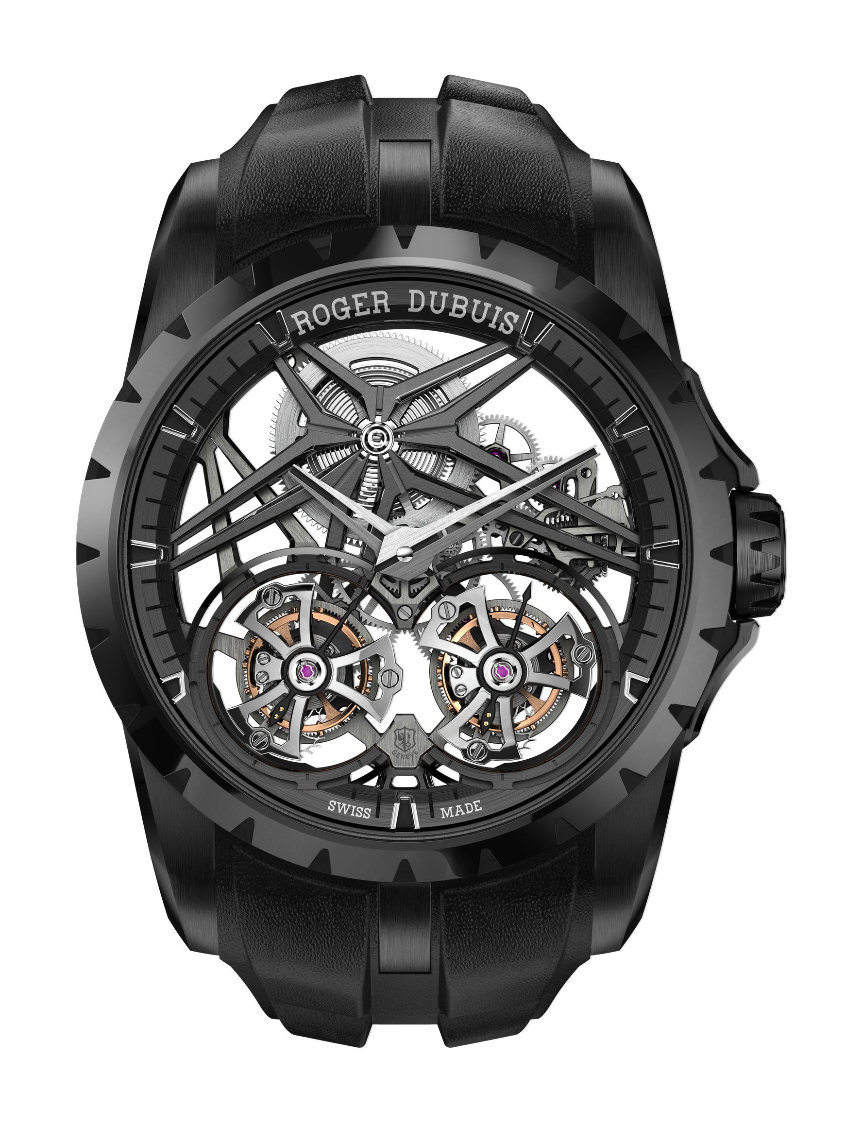 Roger Dubuis Excalibur Double Tourbillon Black Ceramic watch