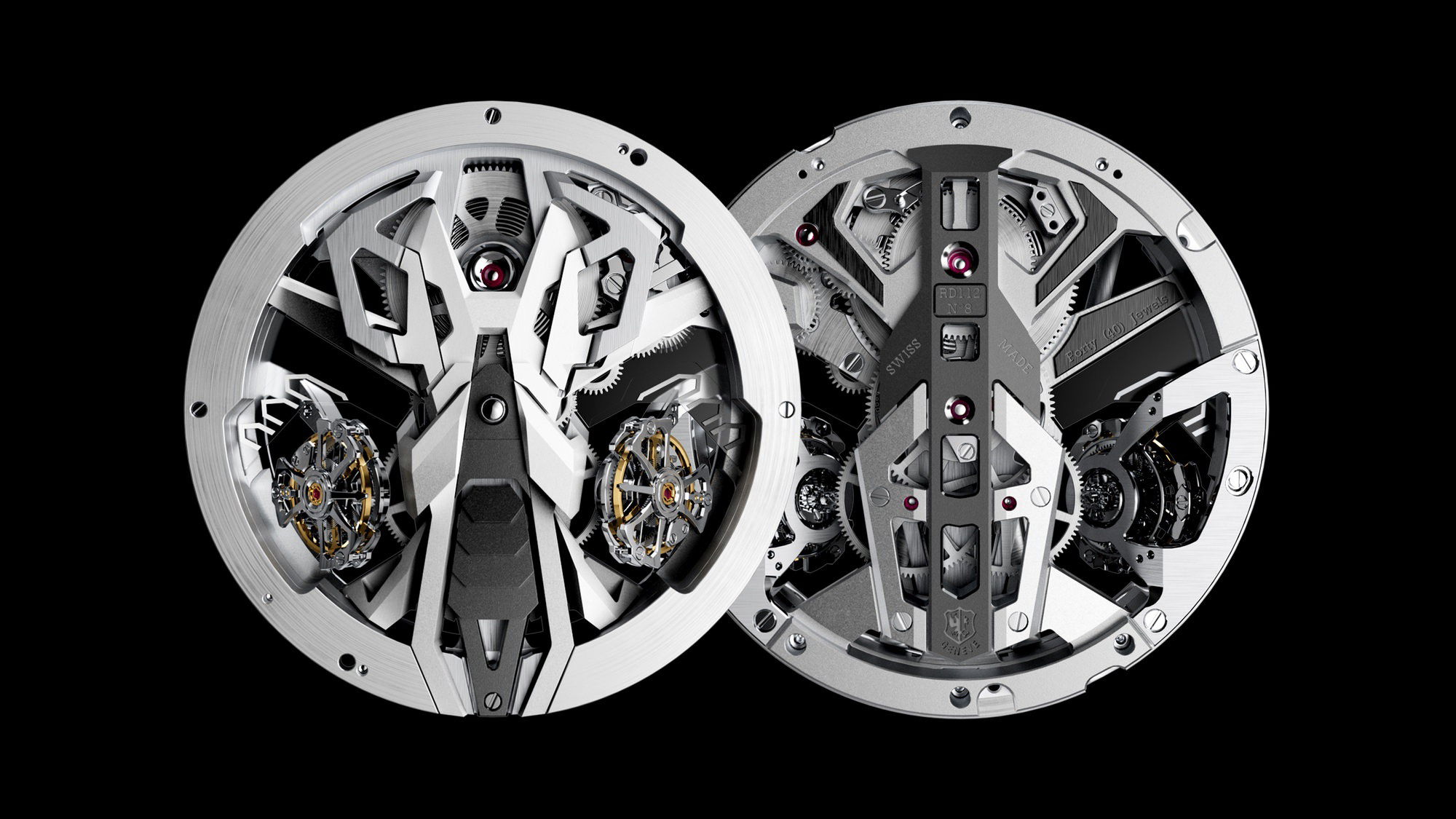 Roger Dubuis Excalibur Spider Countach White Mineral Composite Fiber - View 3