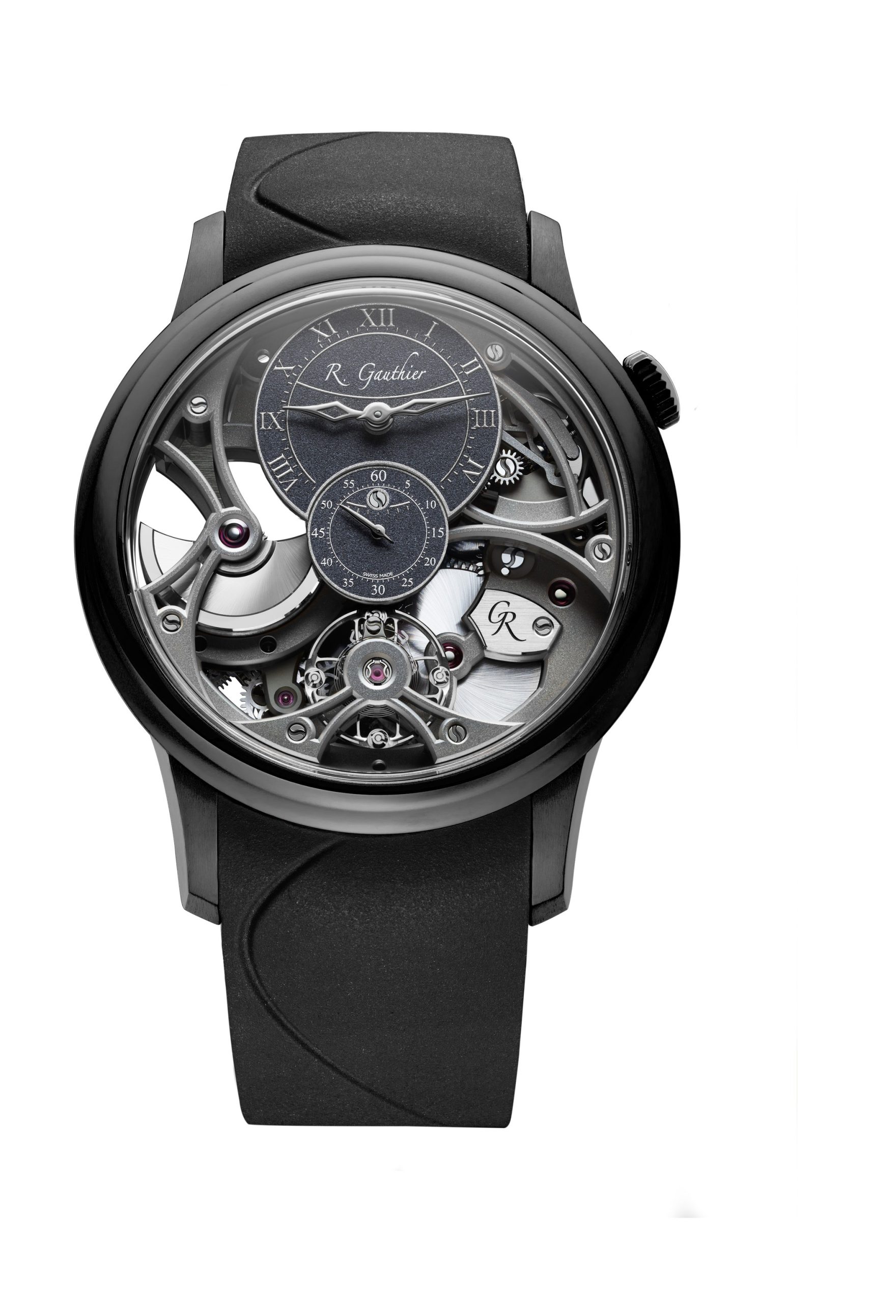 Romain Gauthier Insight Micro-rotor Squelette Black Titanium watch