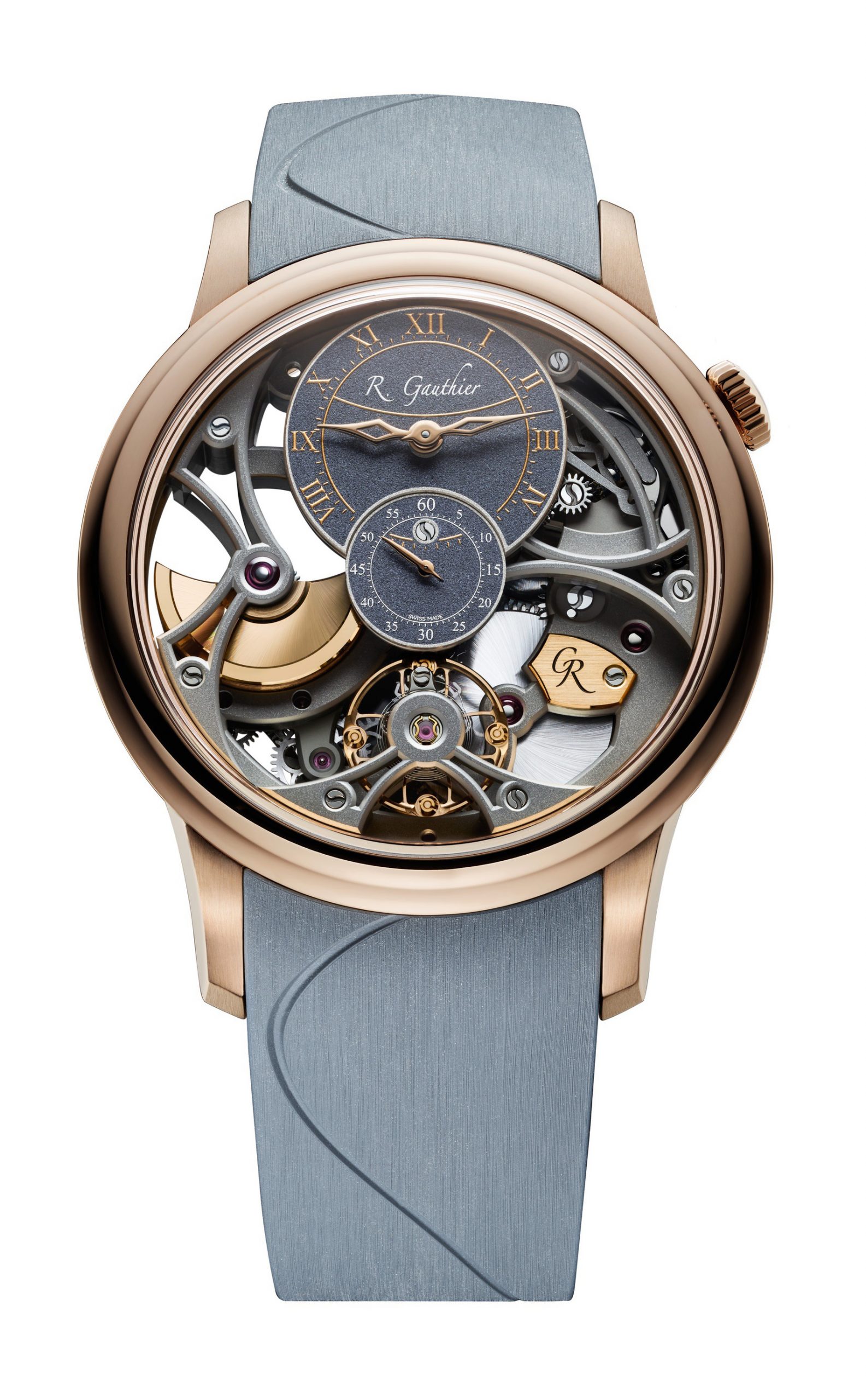 Romain Gauthier Insight Micro-rotor Squelette Red Gold watch