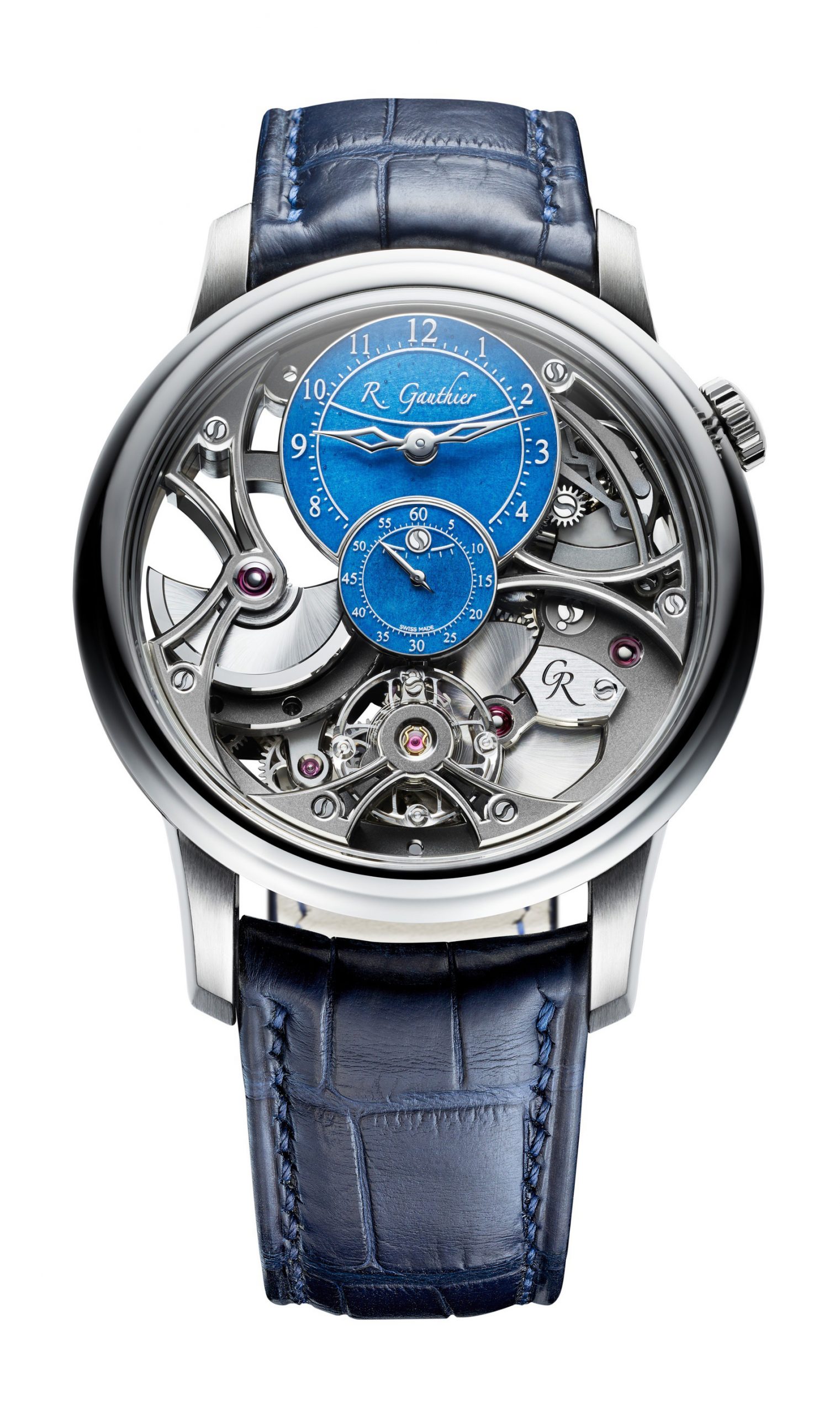 Romain Gauthier Insight Micro-rotor Squelette Platinum watch