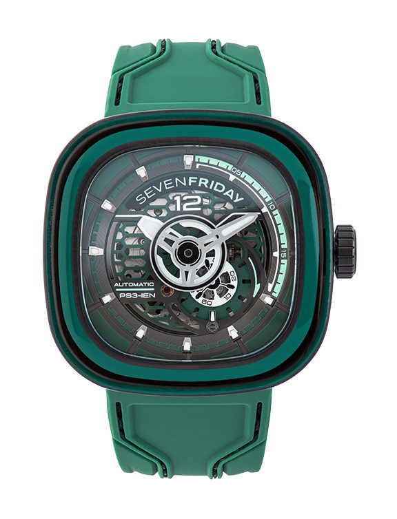 SevenFriday PS3/05 Green AKA “CCG” watch