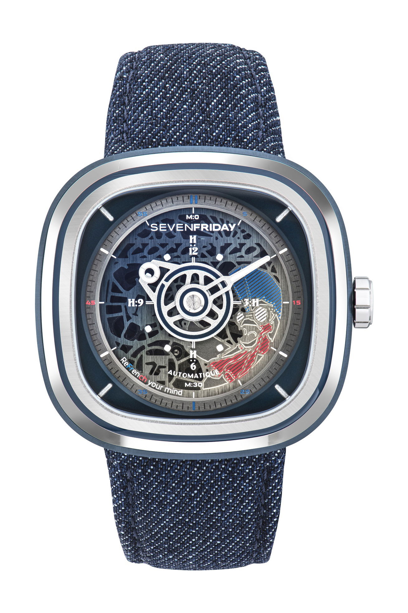 SevenFriday T1/01 Cocorico watch
