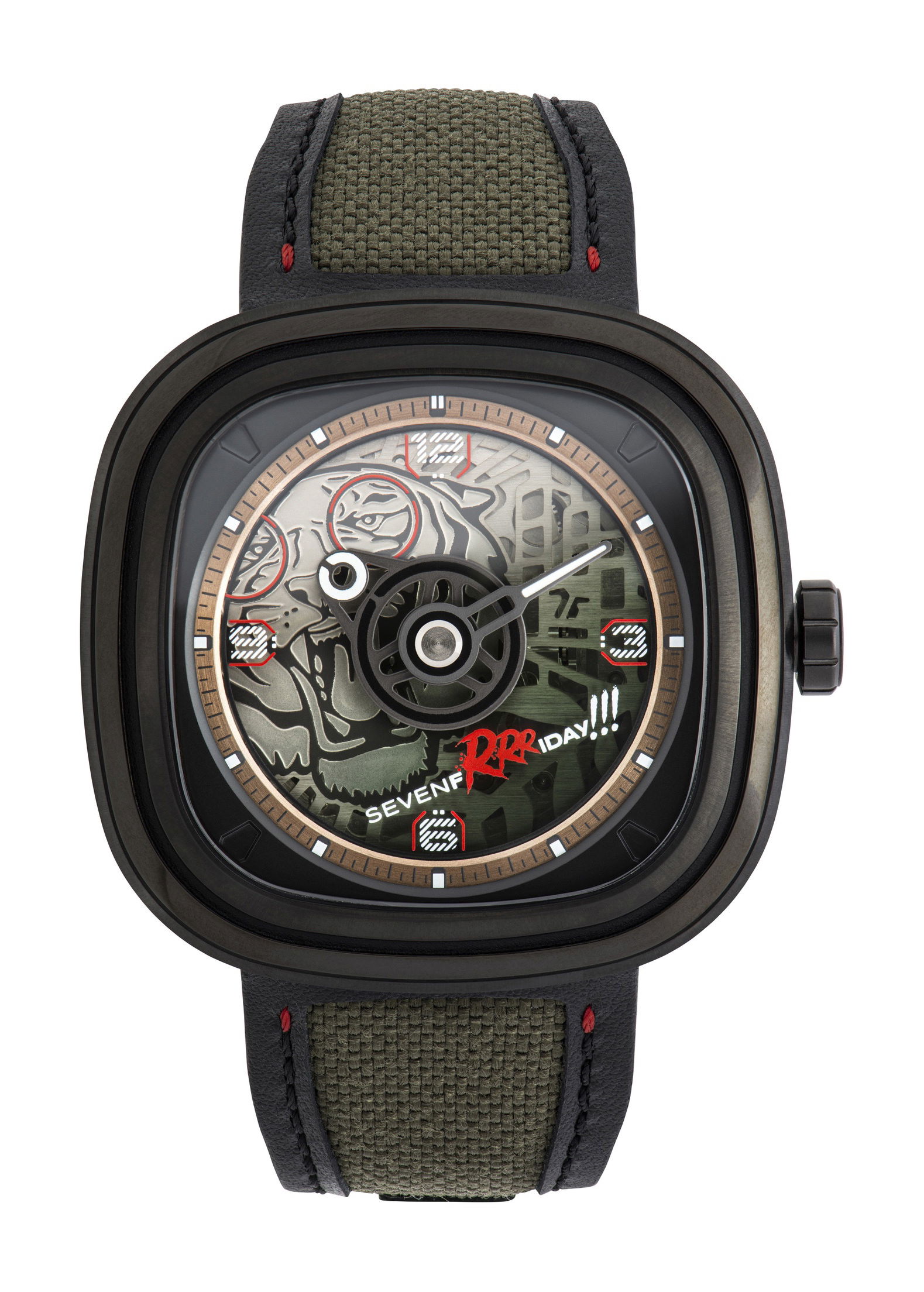 SevenFriday T3/04 Green Tiger watch
