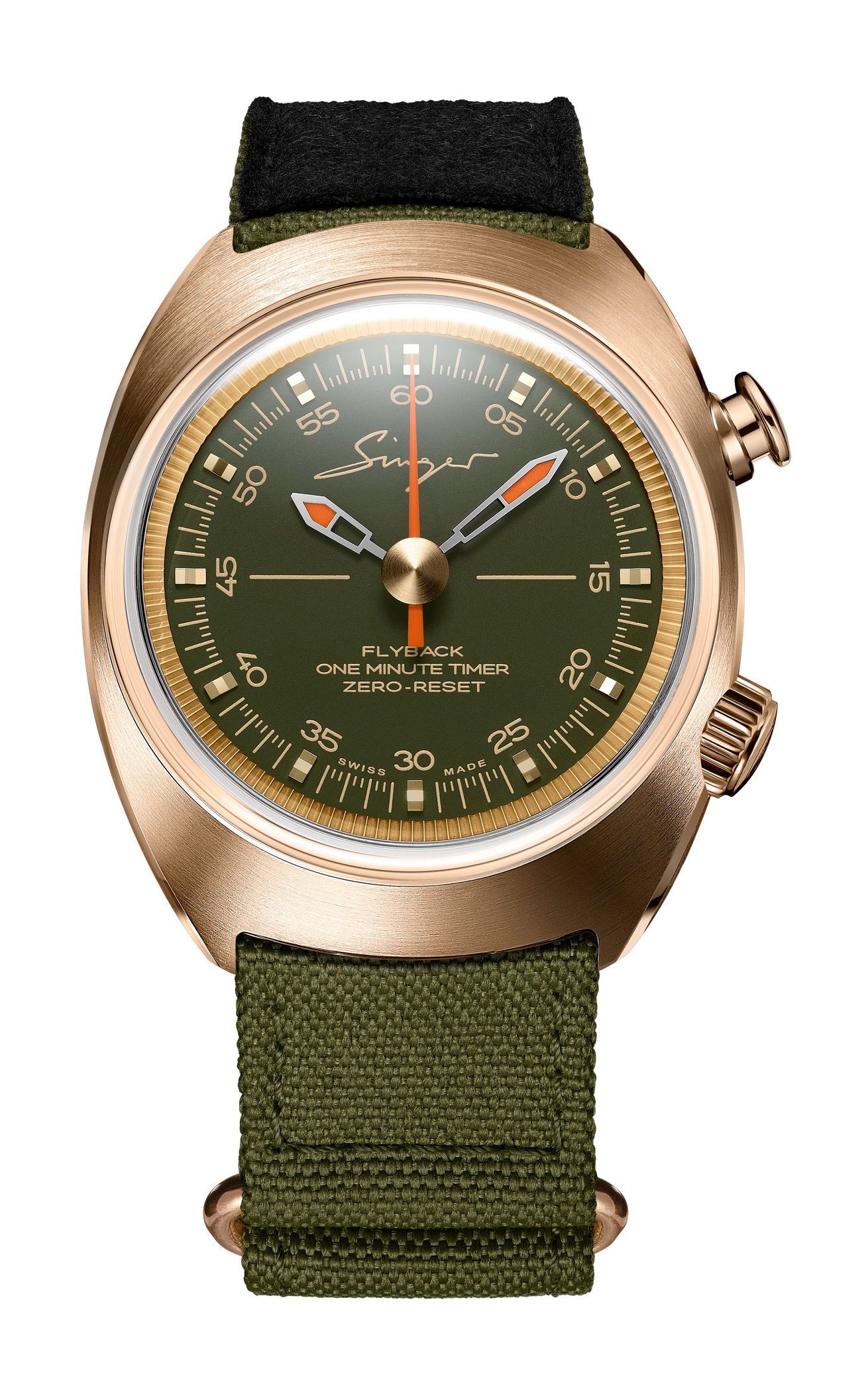 Singer Reimagined 1969 Timer Bronze watch