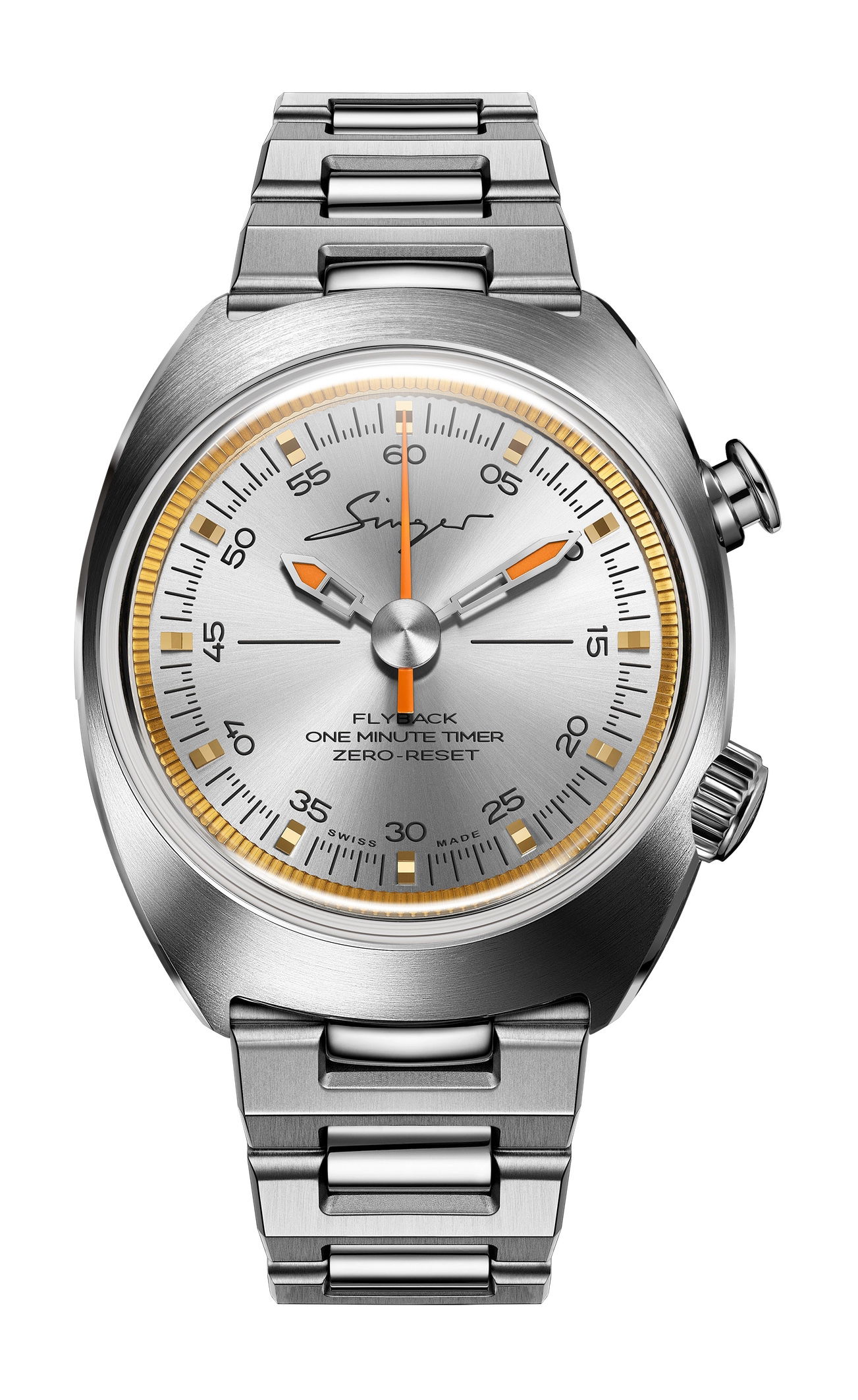 Singer Reimagined 1969 Timer Sunray Gray watch