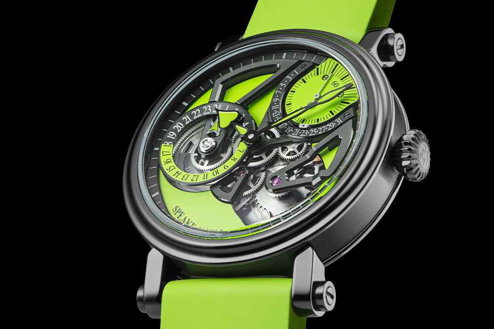 Speake-Marin Openworkes Dual Time Lime - View 3