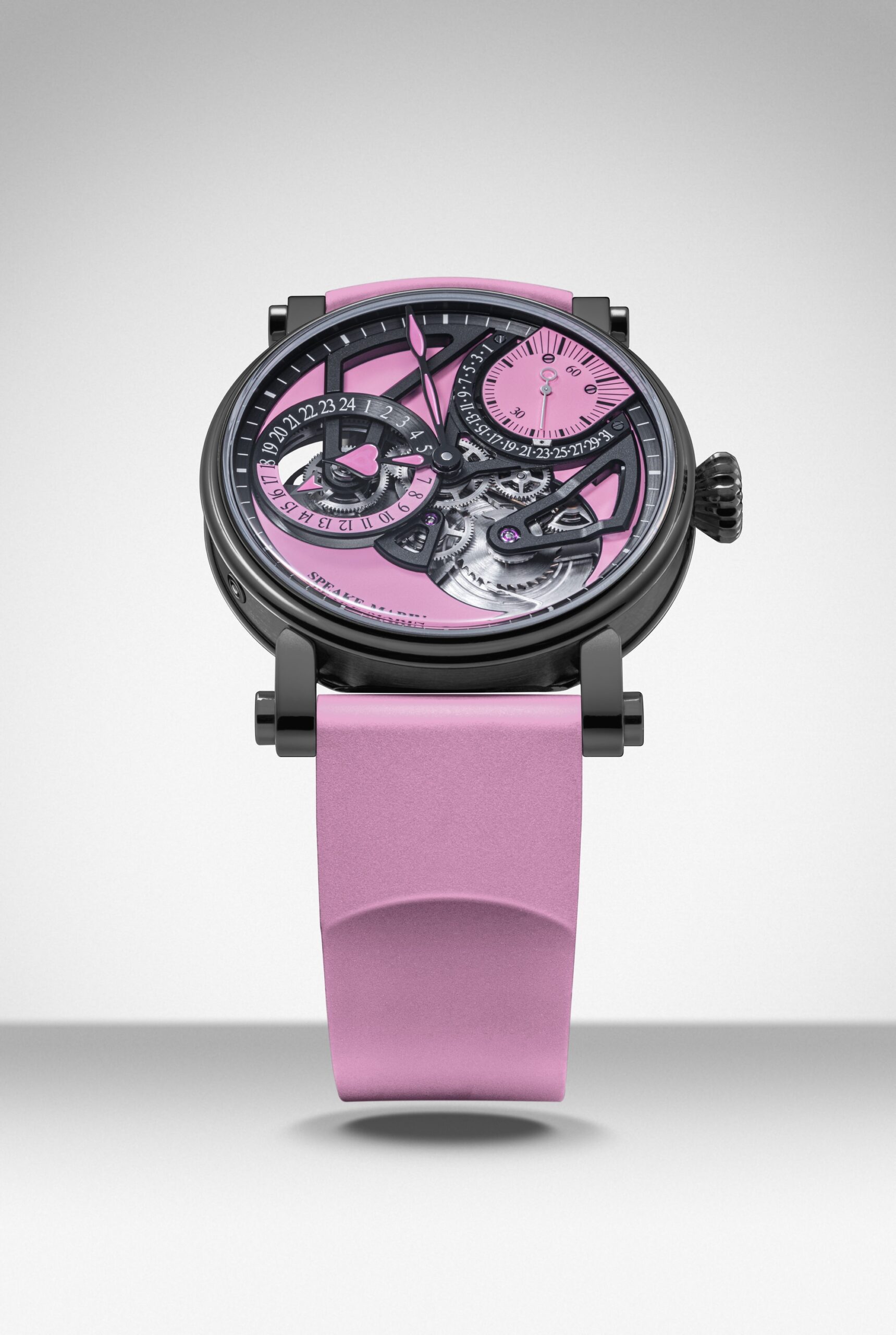 Speake-Marin Openworked Dual Time Pink - View 2