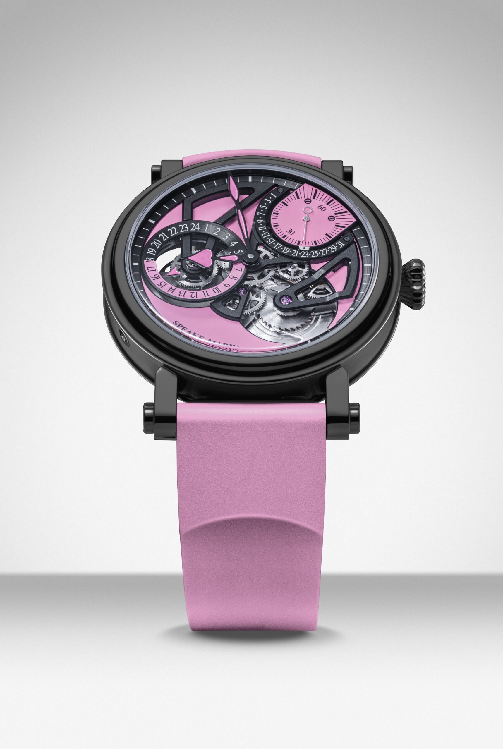Speake-Marin Openworked Dual Time Pink - View 2