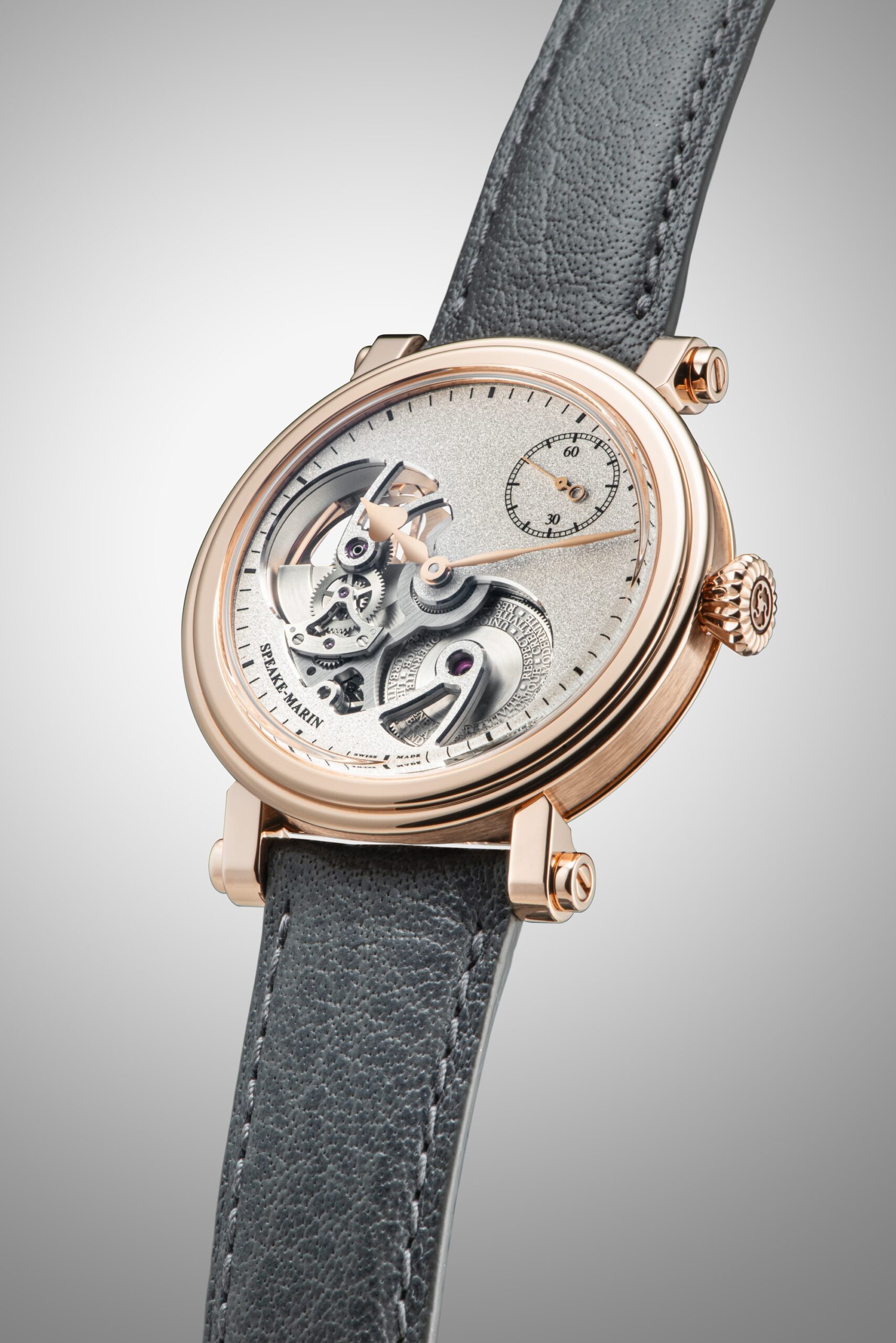 Speake-Marin Openworked Sandblasted Red Gold - View 2