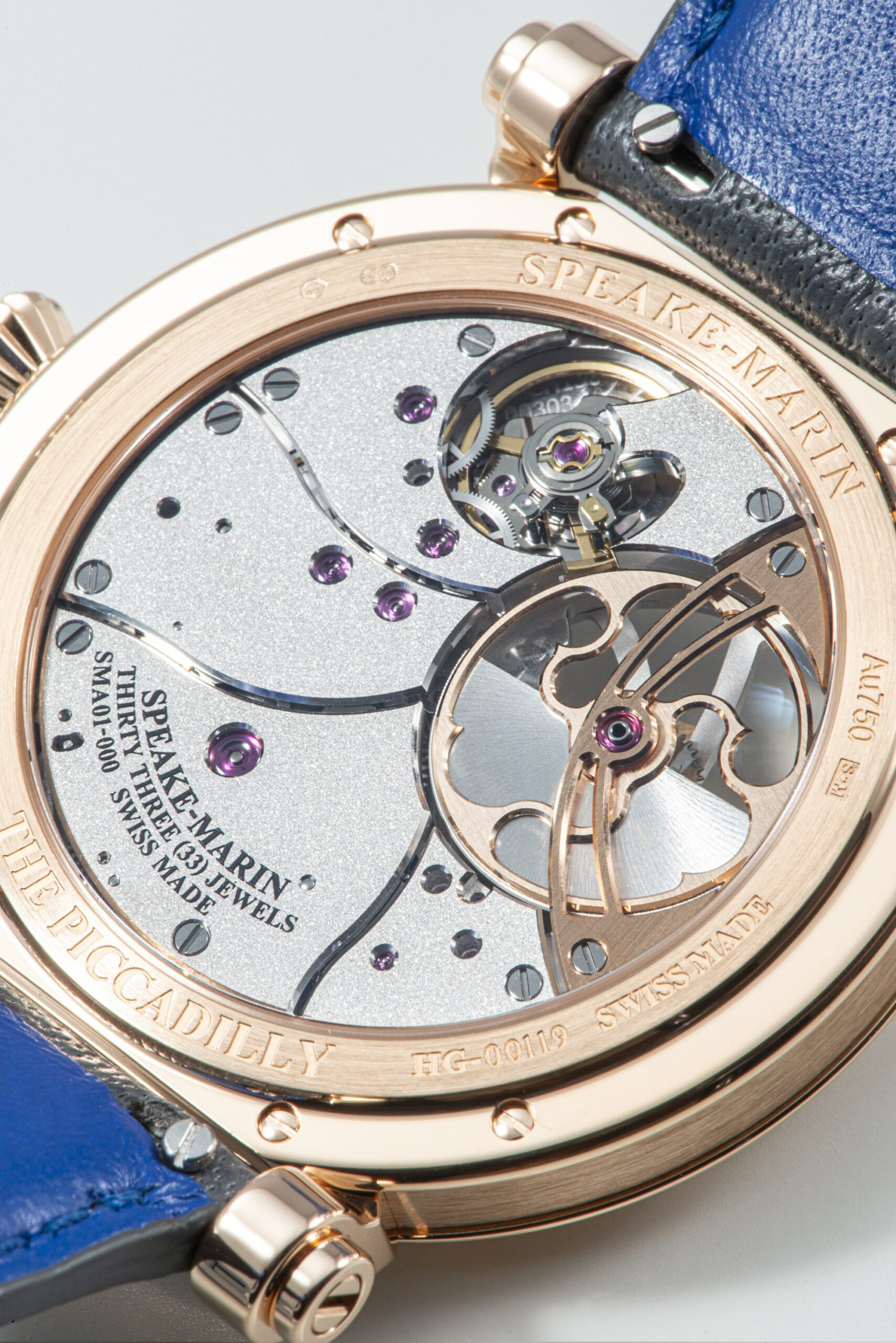 Speake-Marin Openworked Sandblasted Red Gold - View 3