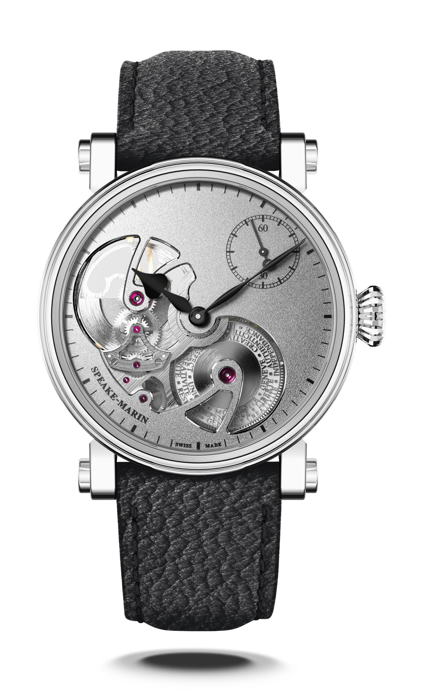Speake-Marin Openworked Sandblasted Titanium watch
