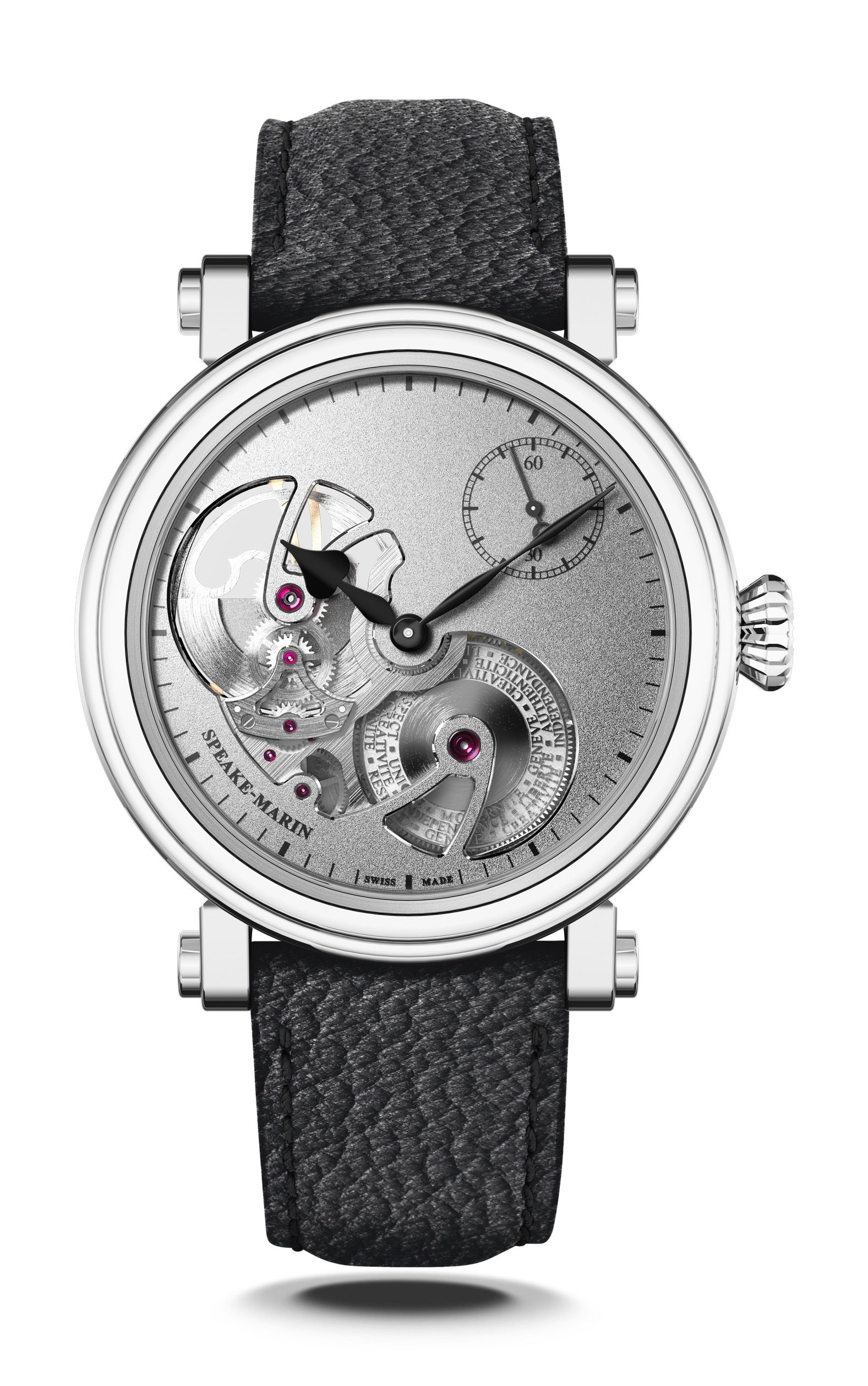 Speake-Marin Openworked Sandblasted Titanium watch