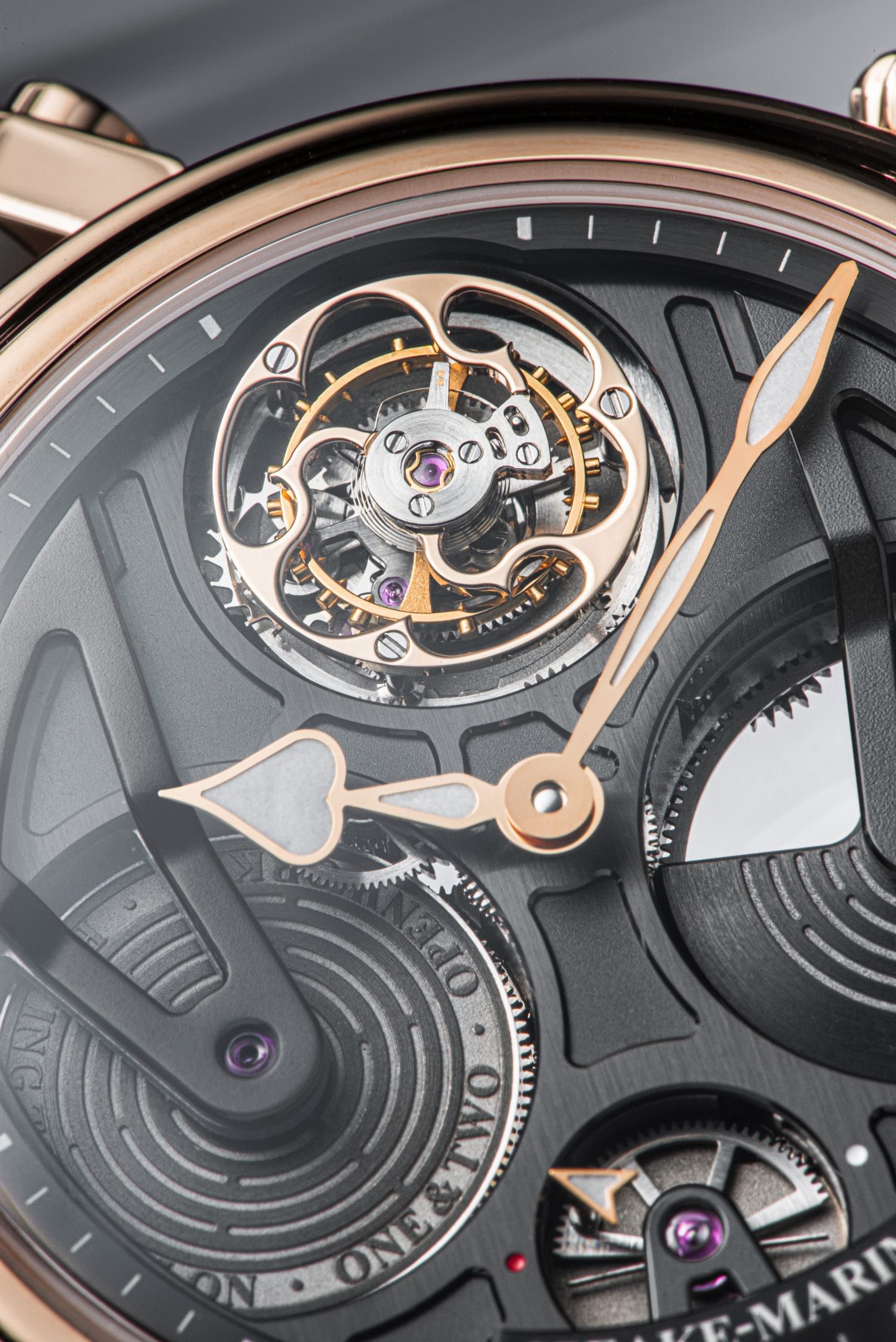 Speake-Marin Openworked Tourbillon Red Gold - View 3