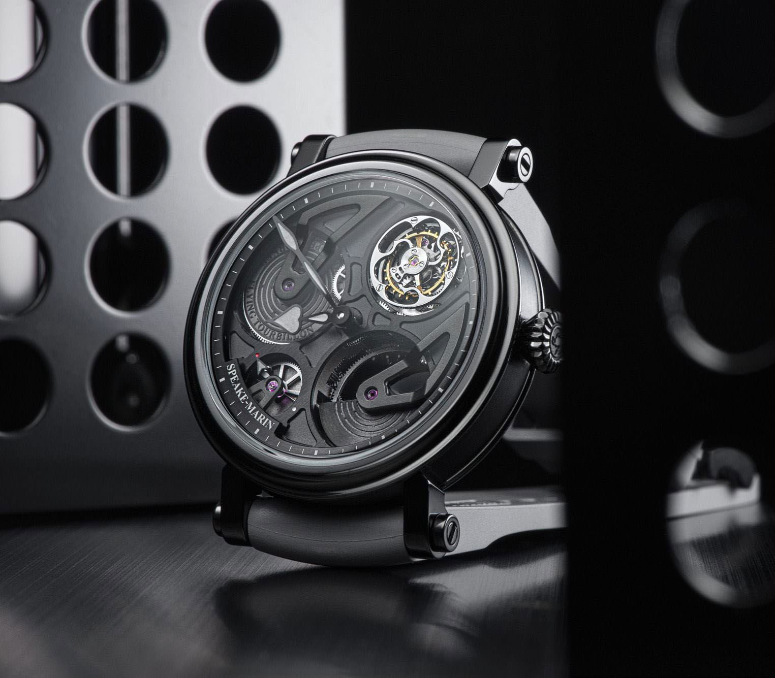 Speake-Marin Openworked Tourbillon Black DLC - View 2
