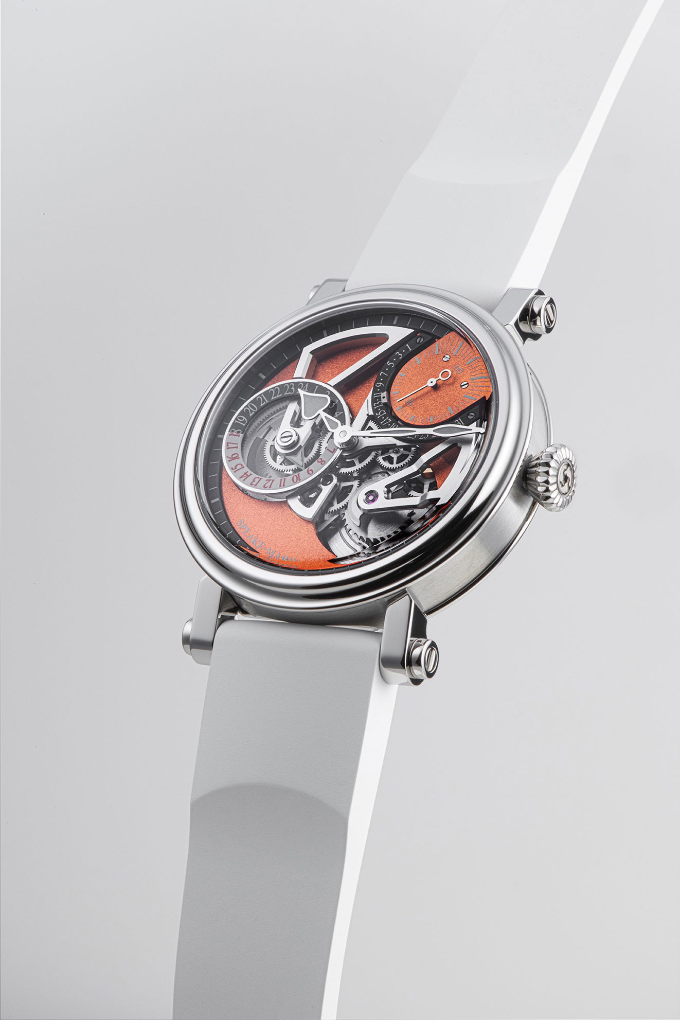 Speake-Marin Openworked Dual Time Terracotta - View 2