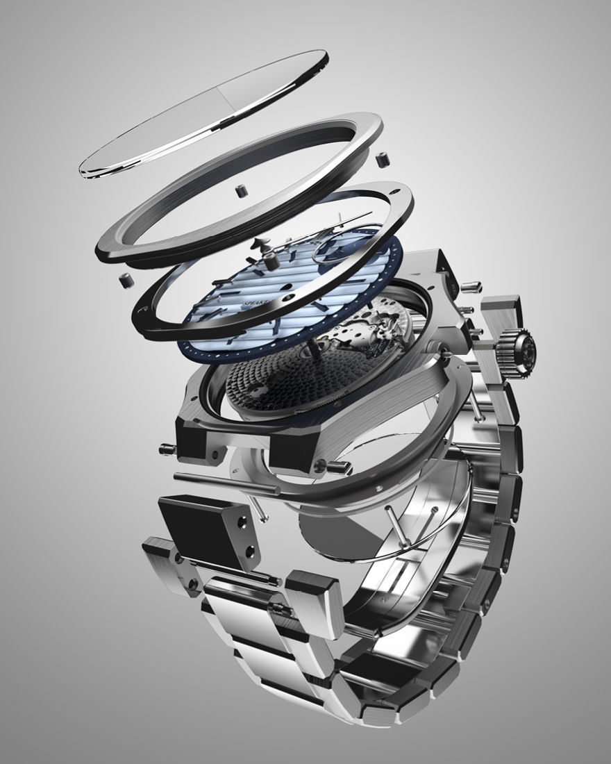 Speake-Marin Ripples Blue Jean - View 2