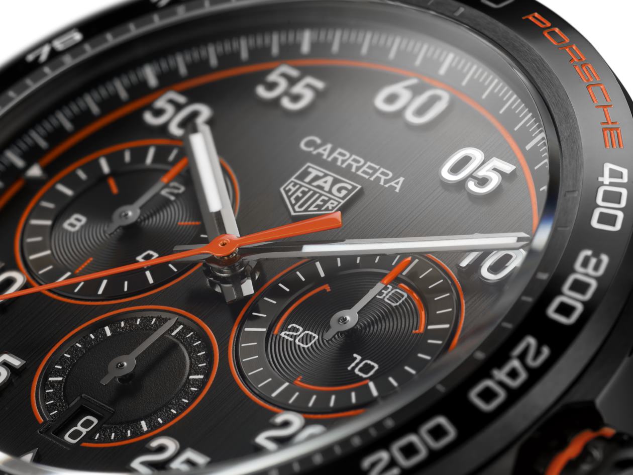 TAG Heuer Carrera Chronograph X Porsche Orange Racing - View 3