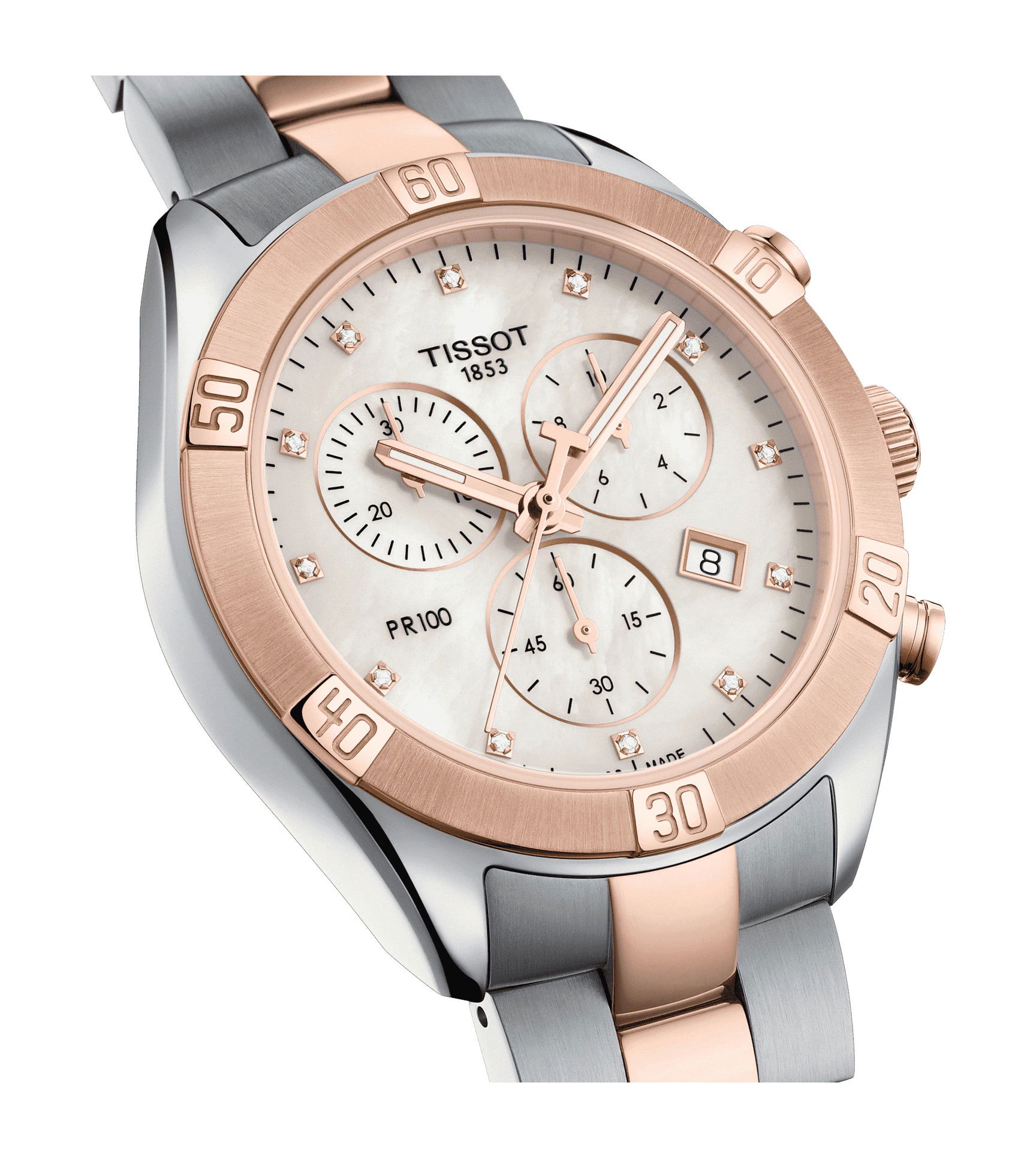 Tissot PR 100 Sport Chic Chronograph - View 3