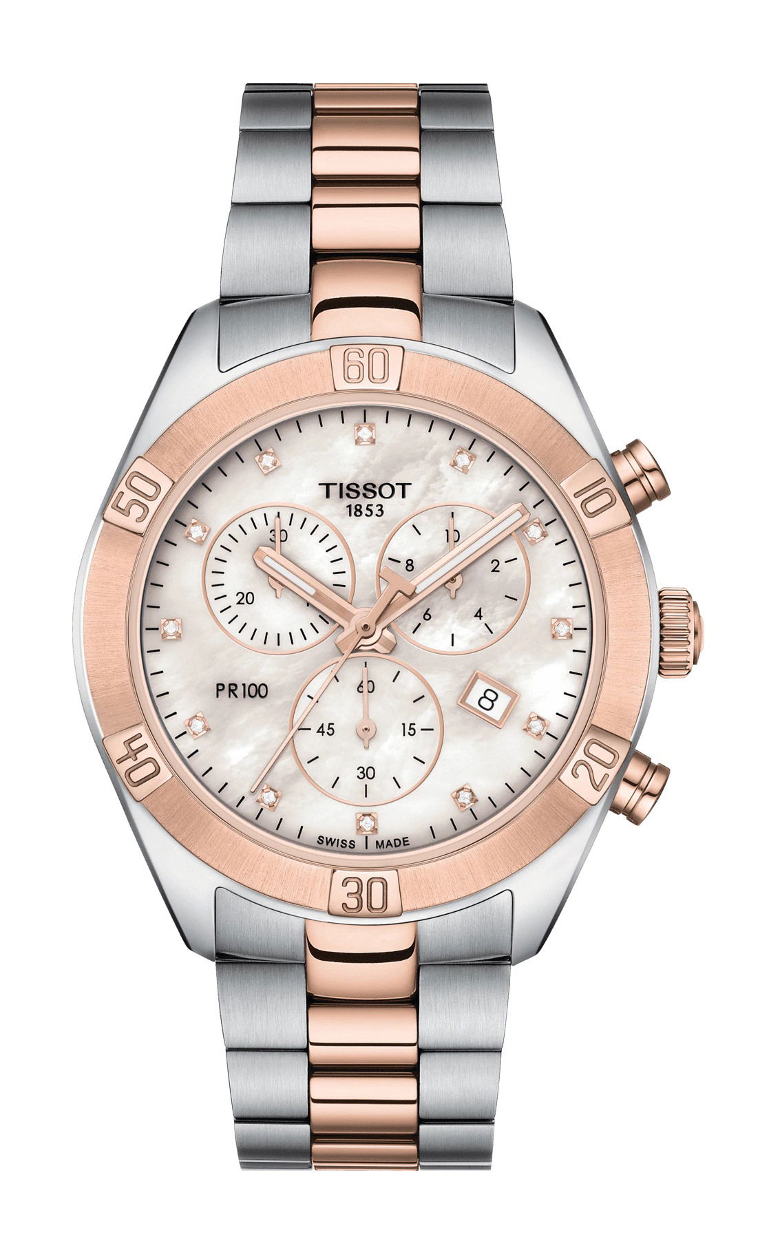 Tissot PR 100 Sport Chic Chronograph watch