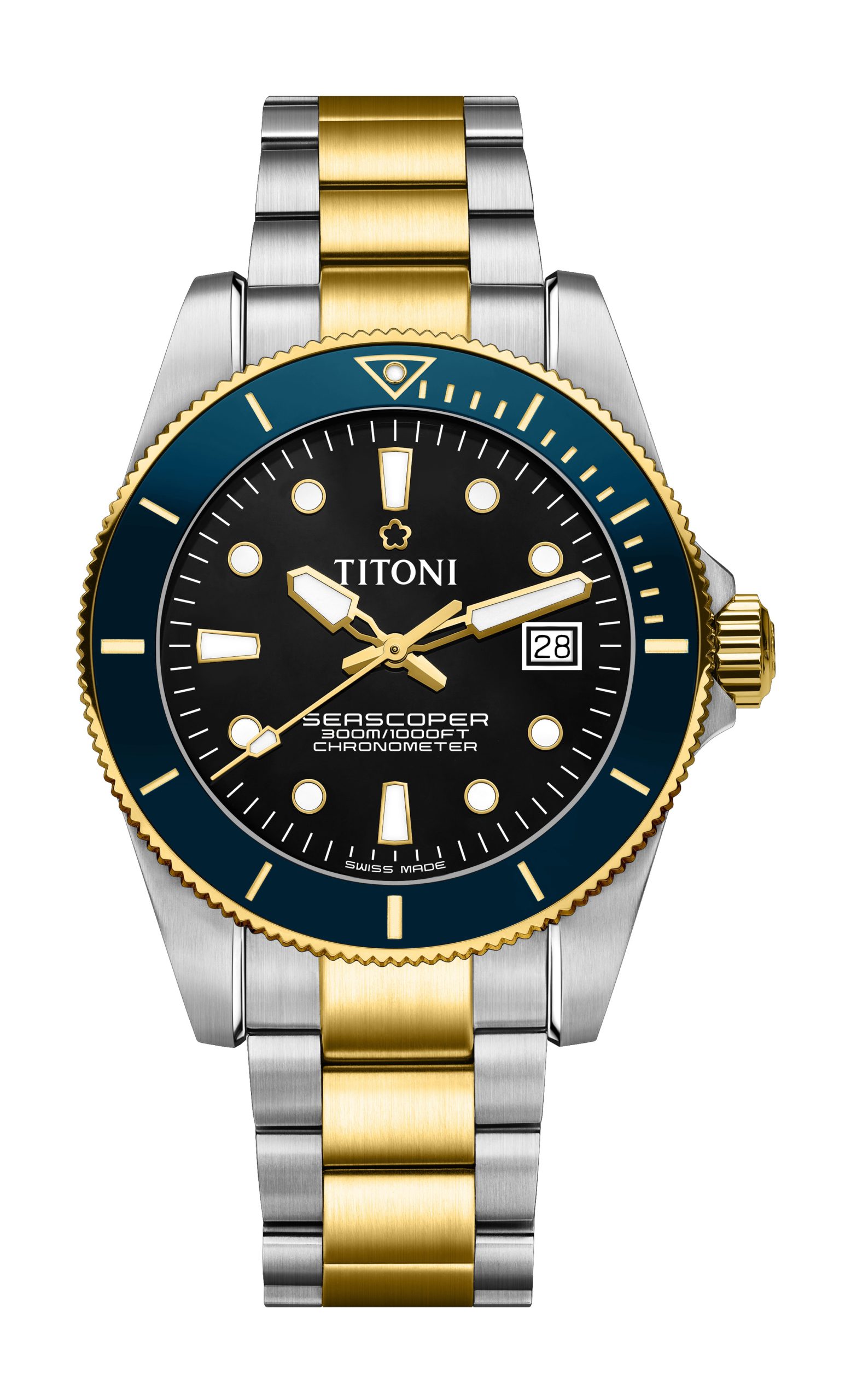 Titoni Seascoper 300 Bicolor watch