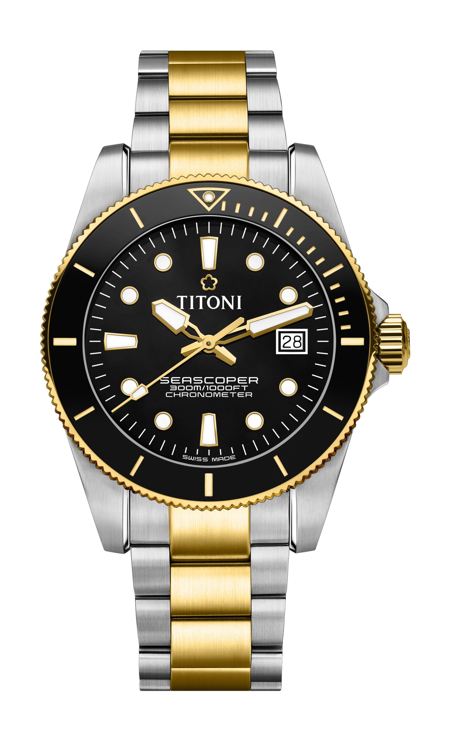 Titoni Seascoper 300 Bicolor watch