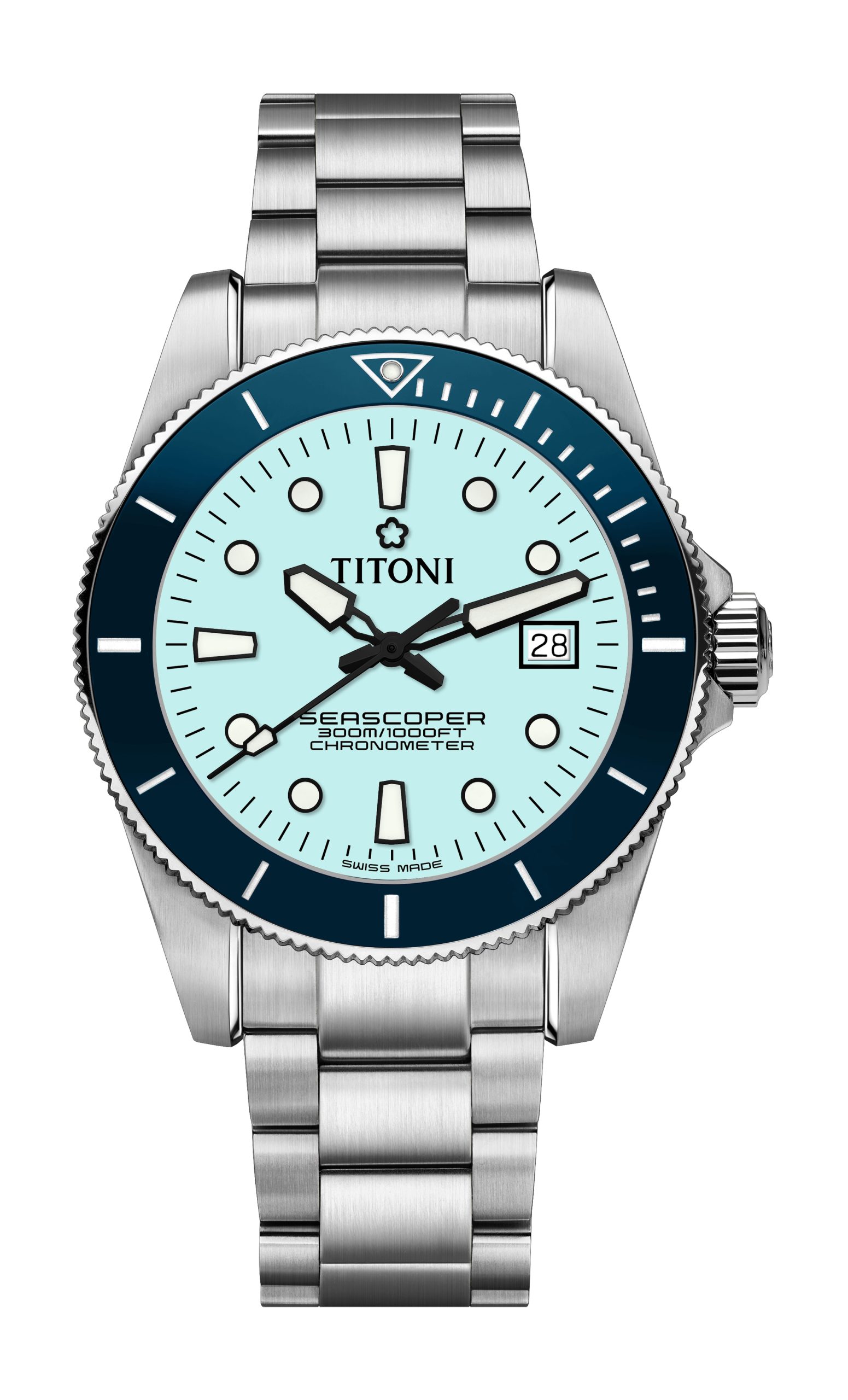 Titoni Seascoper 300 Ice Blue watch