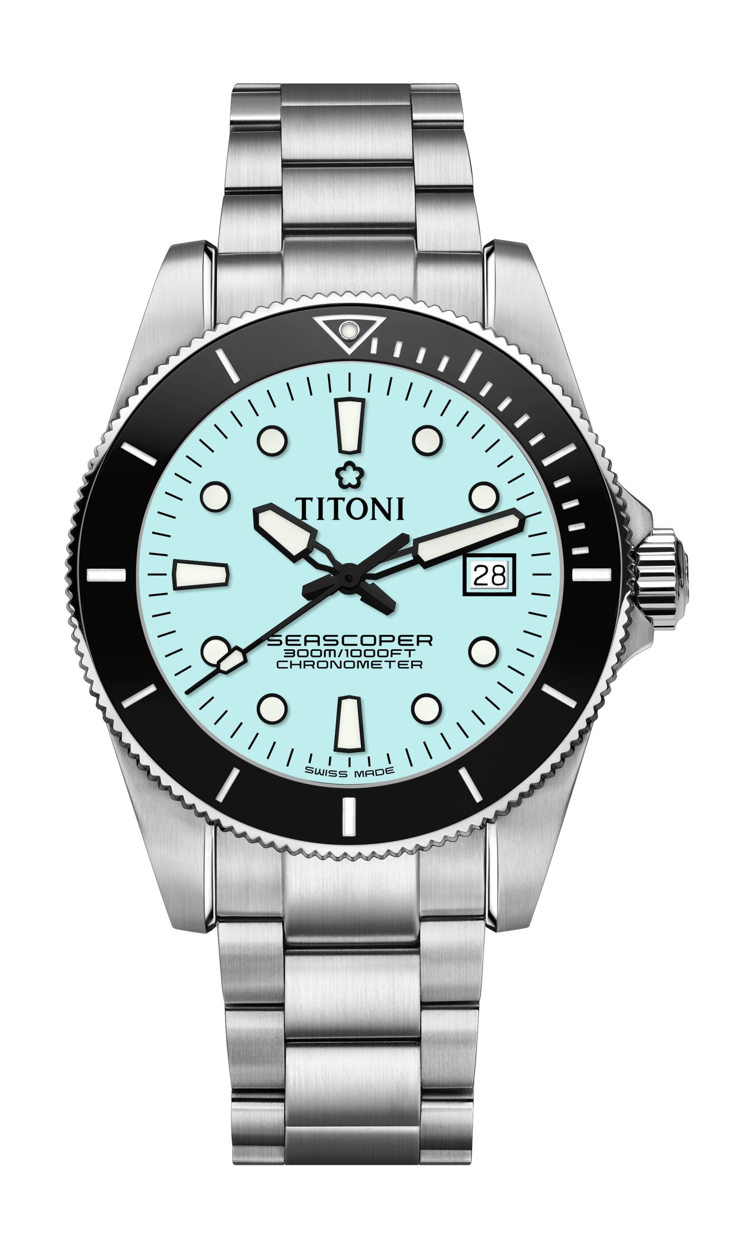 Titoni Seascoper 300 Ice Blue watch