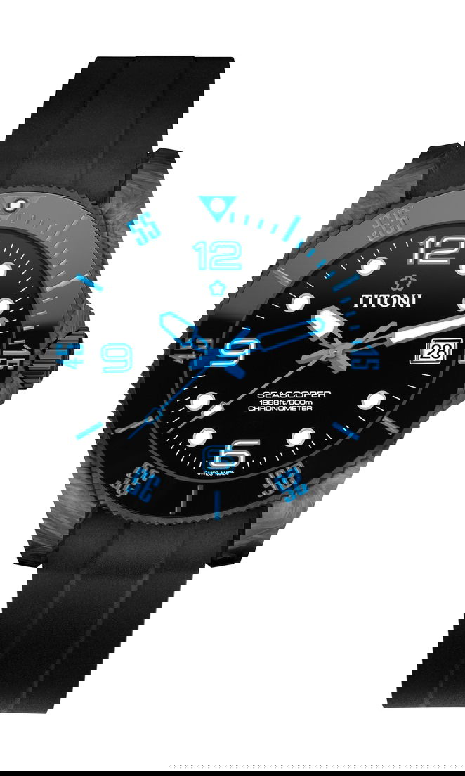 Titoni Seascoper 600 Carbon Tech watch