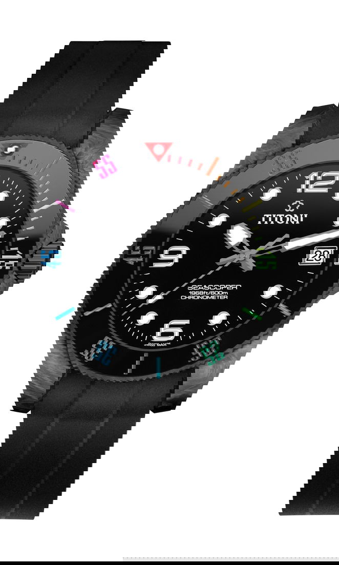 Titoni Seascoper 600 Carbon Tech watch
