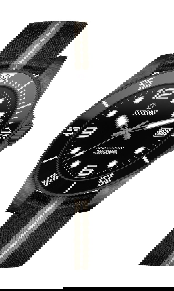 Titoni Seascoper 600 Carbon Tech watch