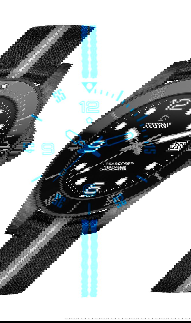 Titoni Seascoper 600 Carbon Tech watch