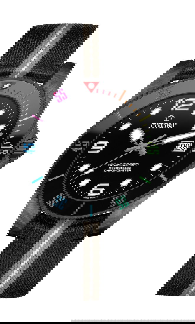 Titoni Seascoper 600 Carbon Tech watch