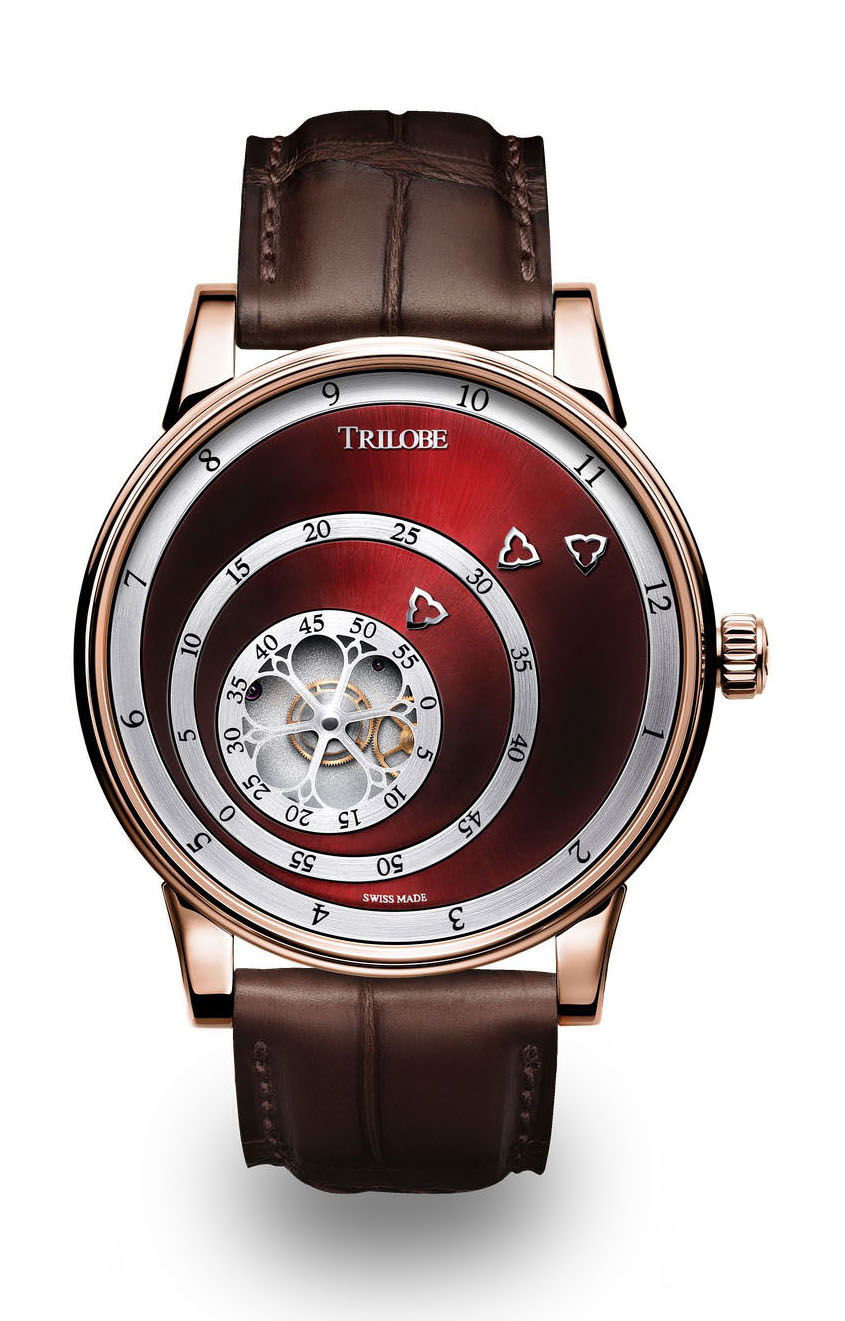 Trilobe Les Matinaux Sunray Carmine watch