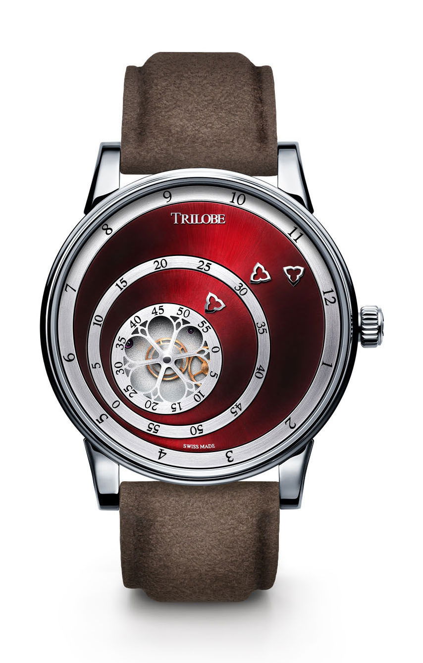 Trilobe Les Matinaux Sunray Carmine watch