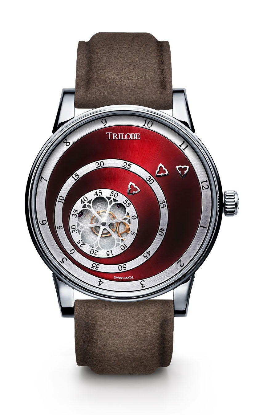 Trilobe Les Matinaux Sunray Carmine watch