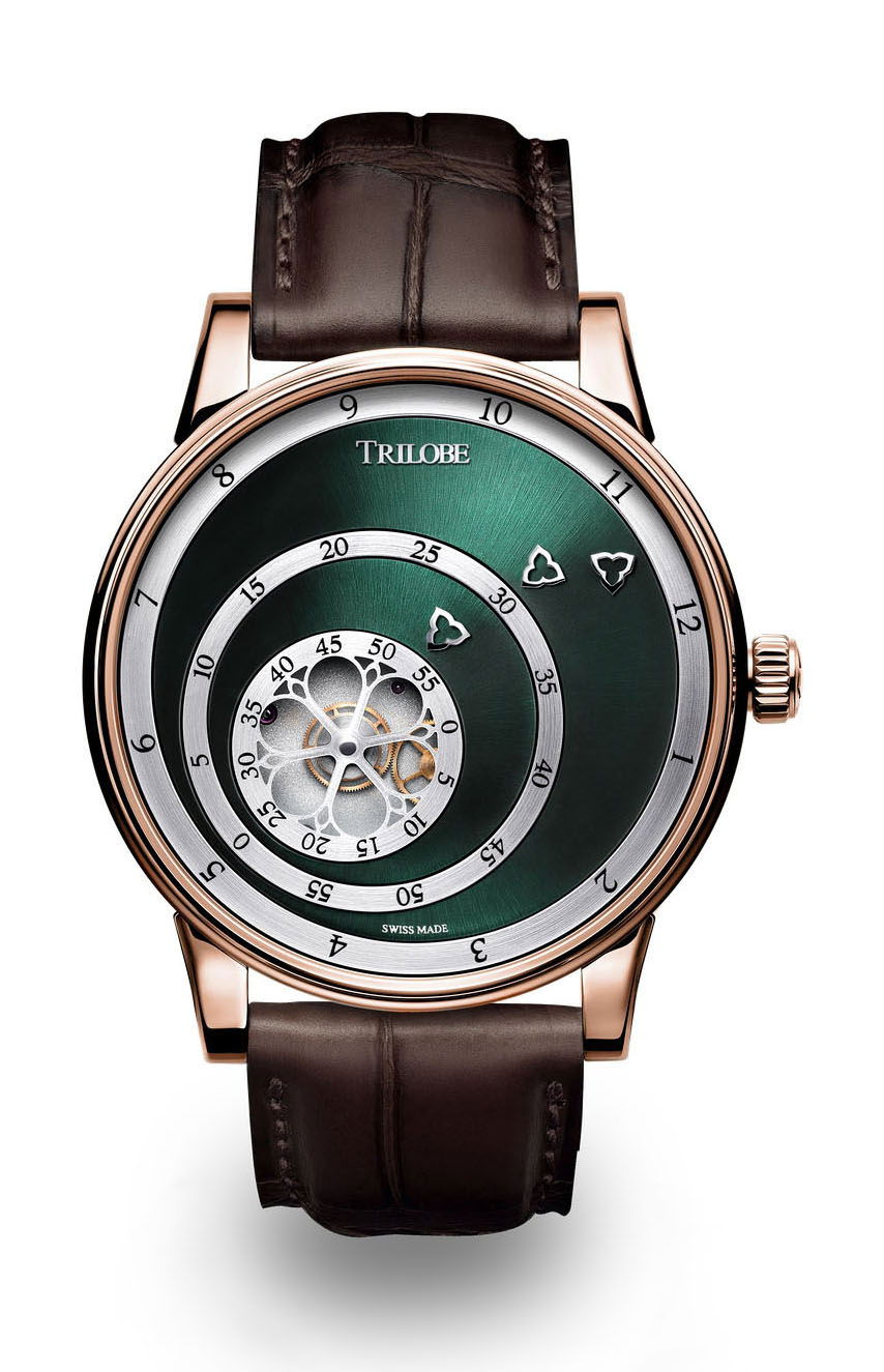 Trilobe Les Matinaux Sunray Green watch
