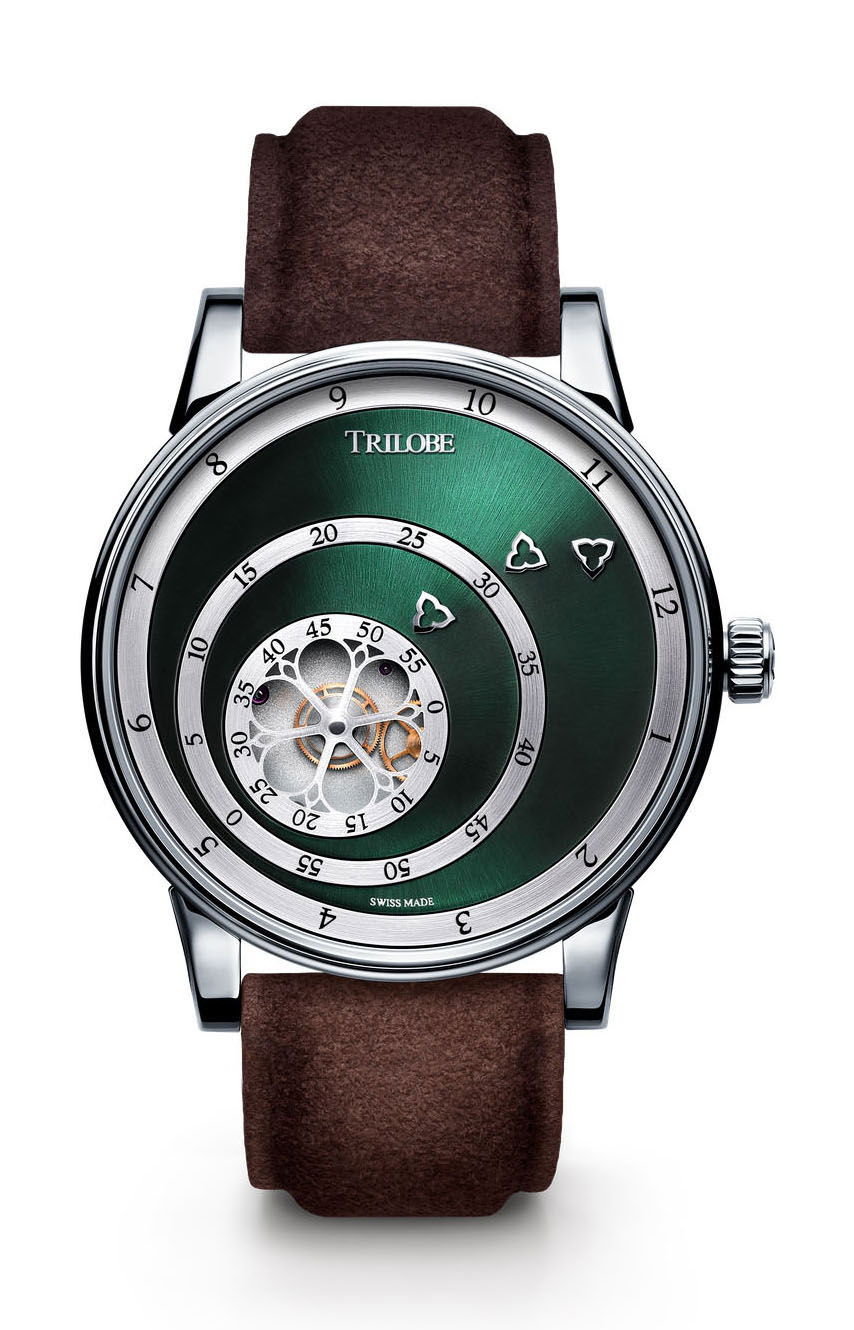 Trilobe Les Matinaux Sunray Green watch