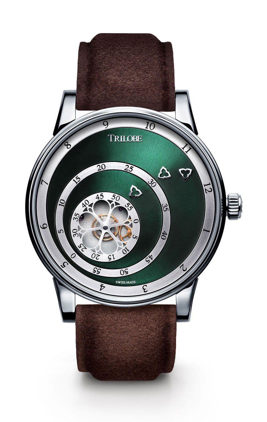 Trilobe Les Matinaux Sunray Green watch