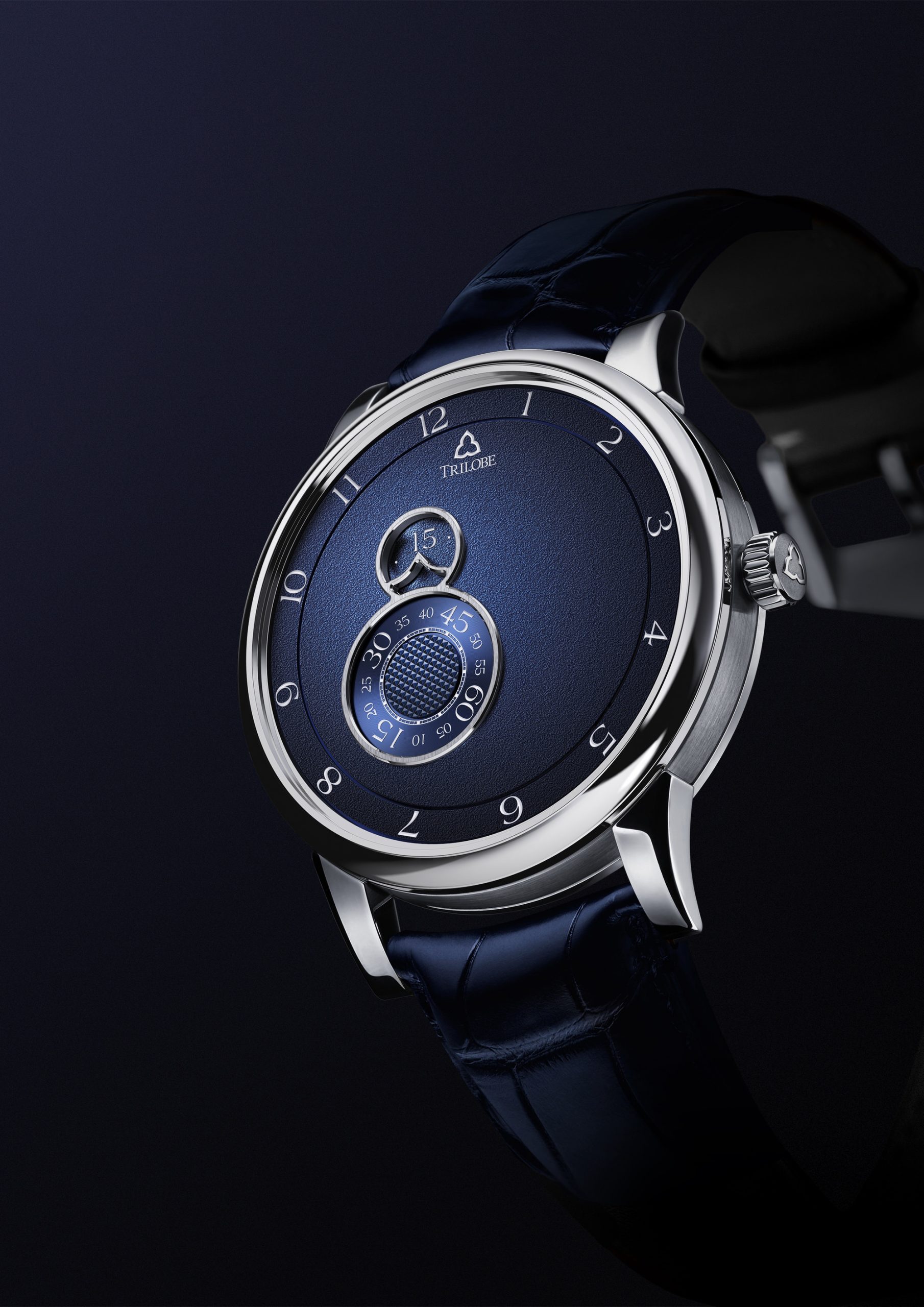 Trilobe Nuit Fantastique Grained Blue - View 3