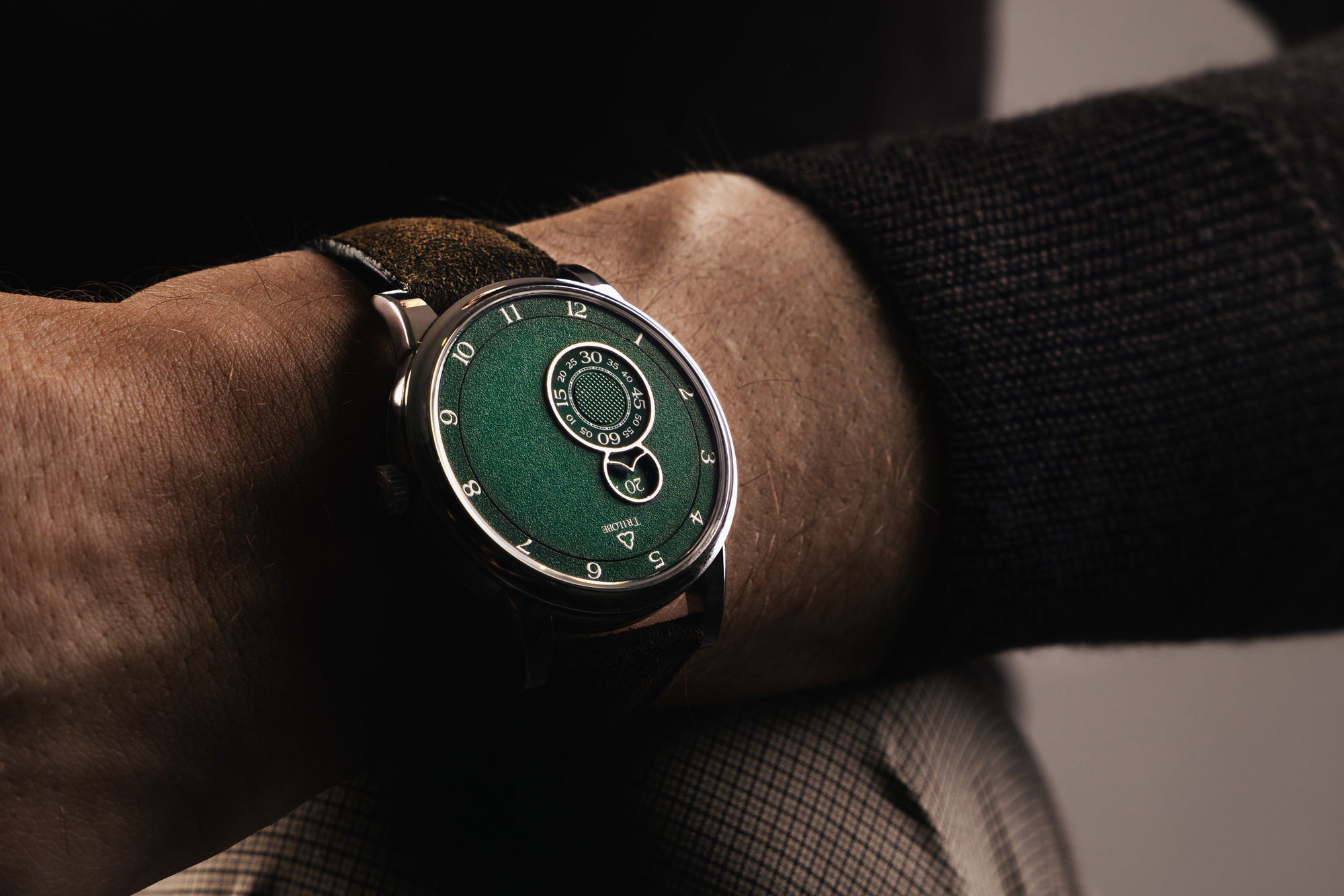 Trilobe Nuit Fantastique Grained Green - View 2