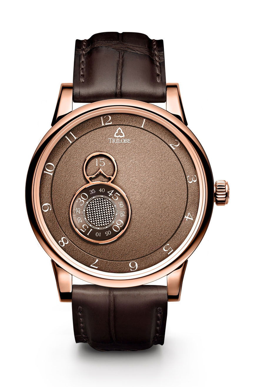 Trilobe Nuit Fantastique Grained Havana Rose Gold watch