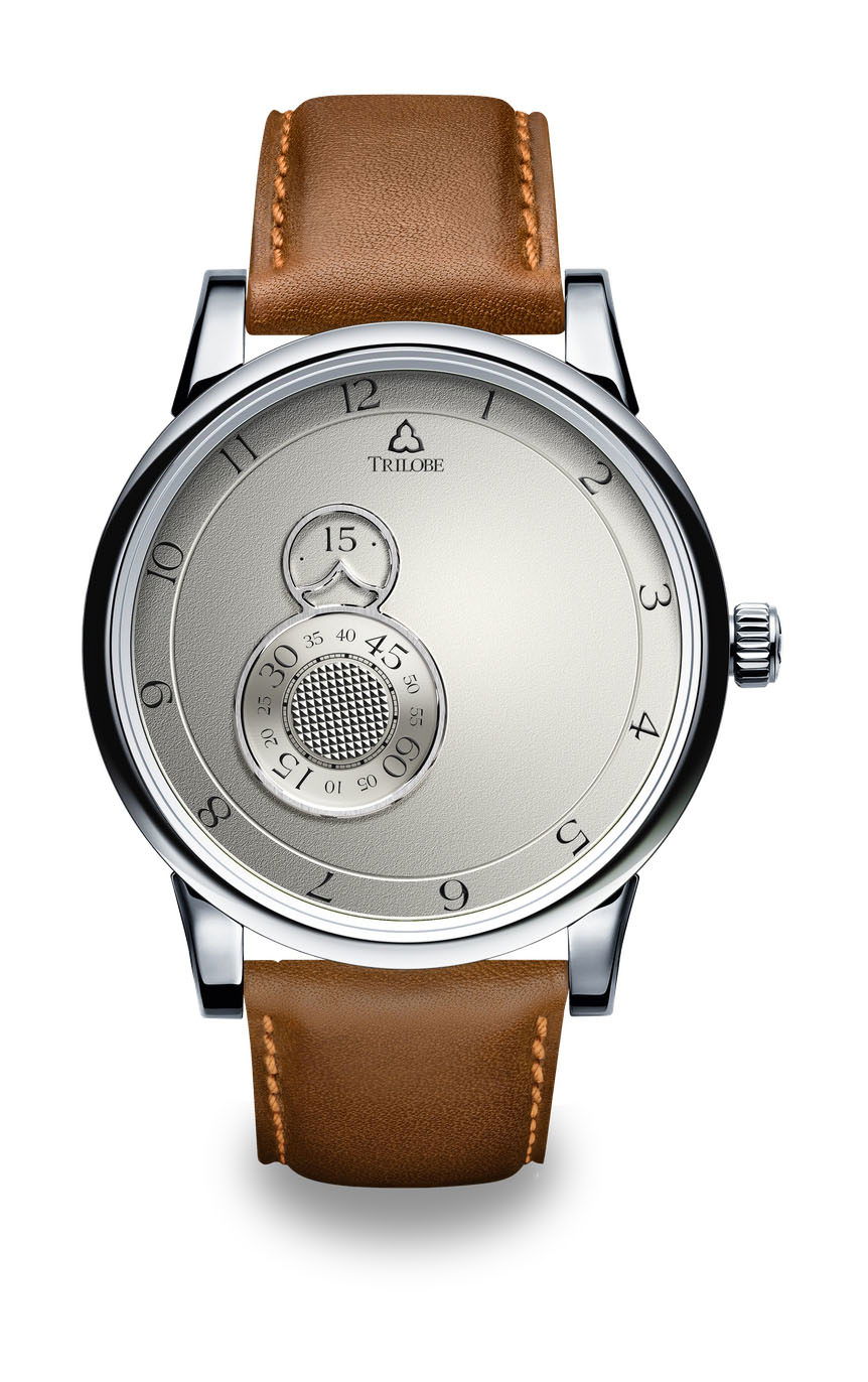 Trilobe Nuit Fantastique Grained Silver watch